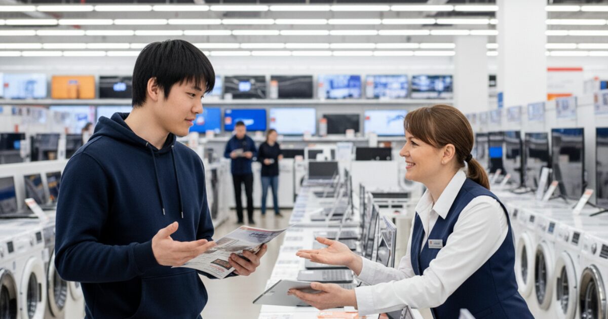 家電量販店の値引き交渉！学生が成功する7つのコツとトーク術