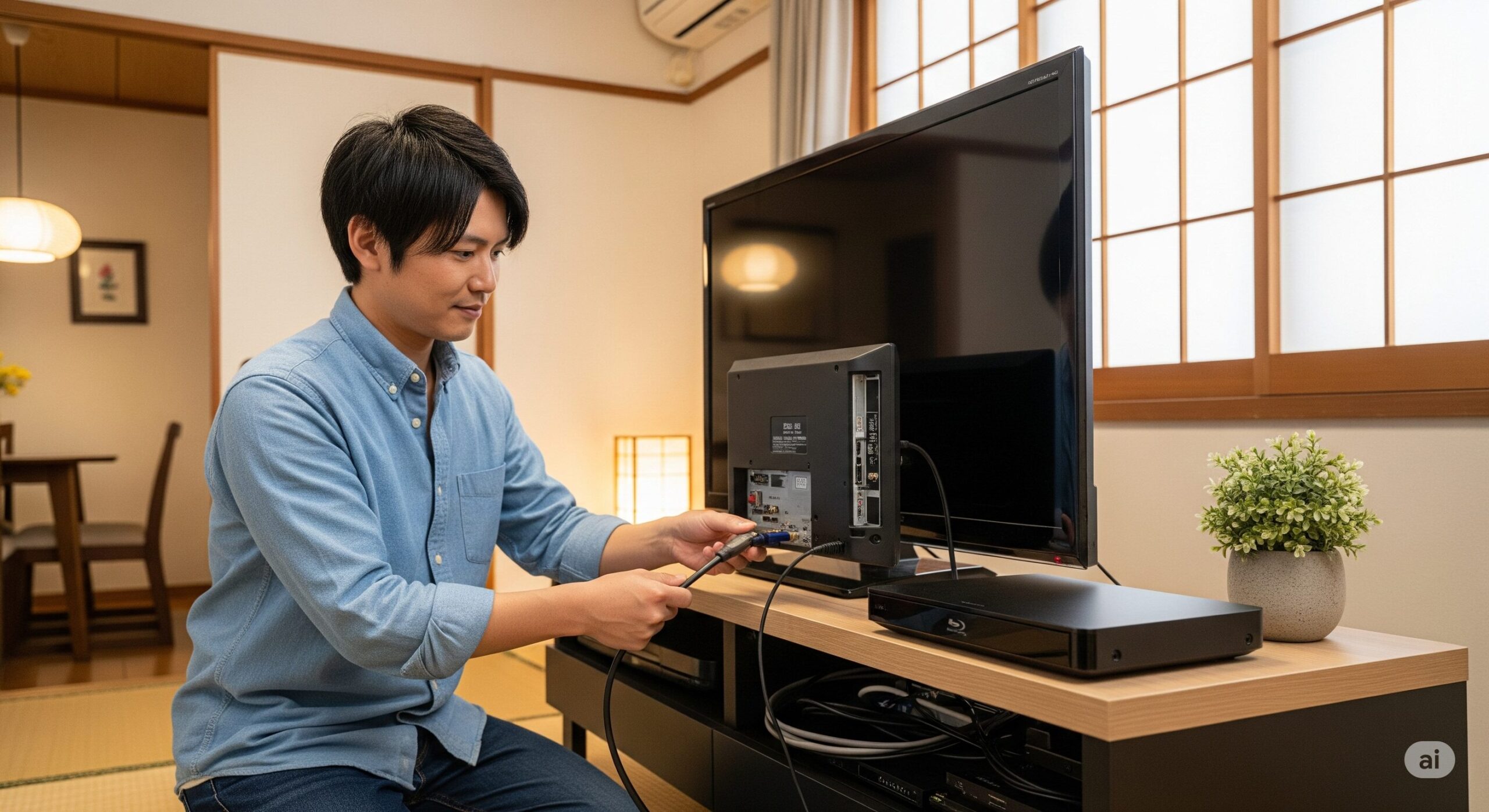 チューナーレステレビとブルーレイレコーダーの接続方法を徹底解説！