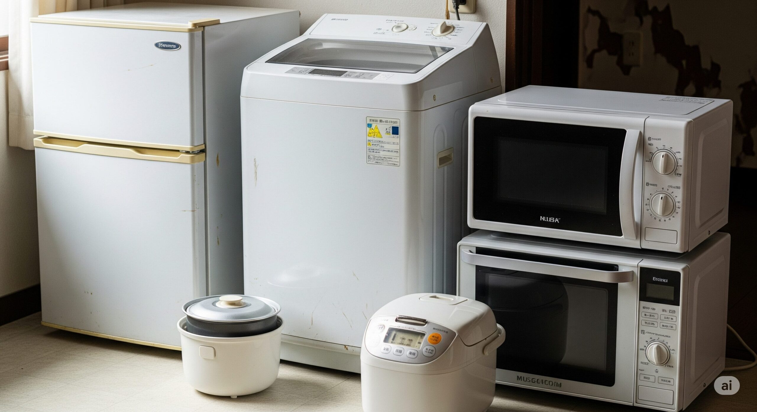 一人暮らしの家電は中古セットで十分？賢い節約術