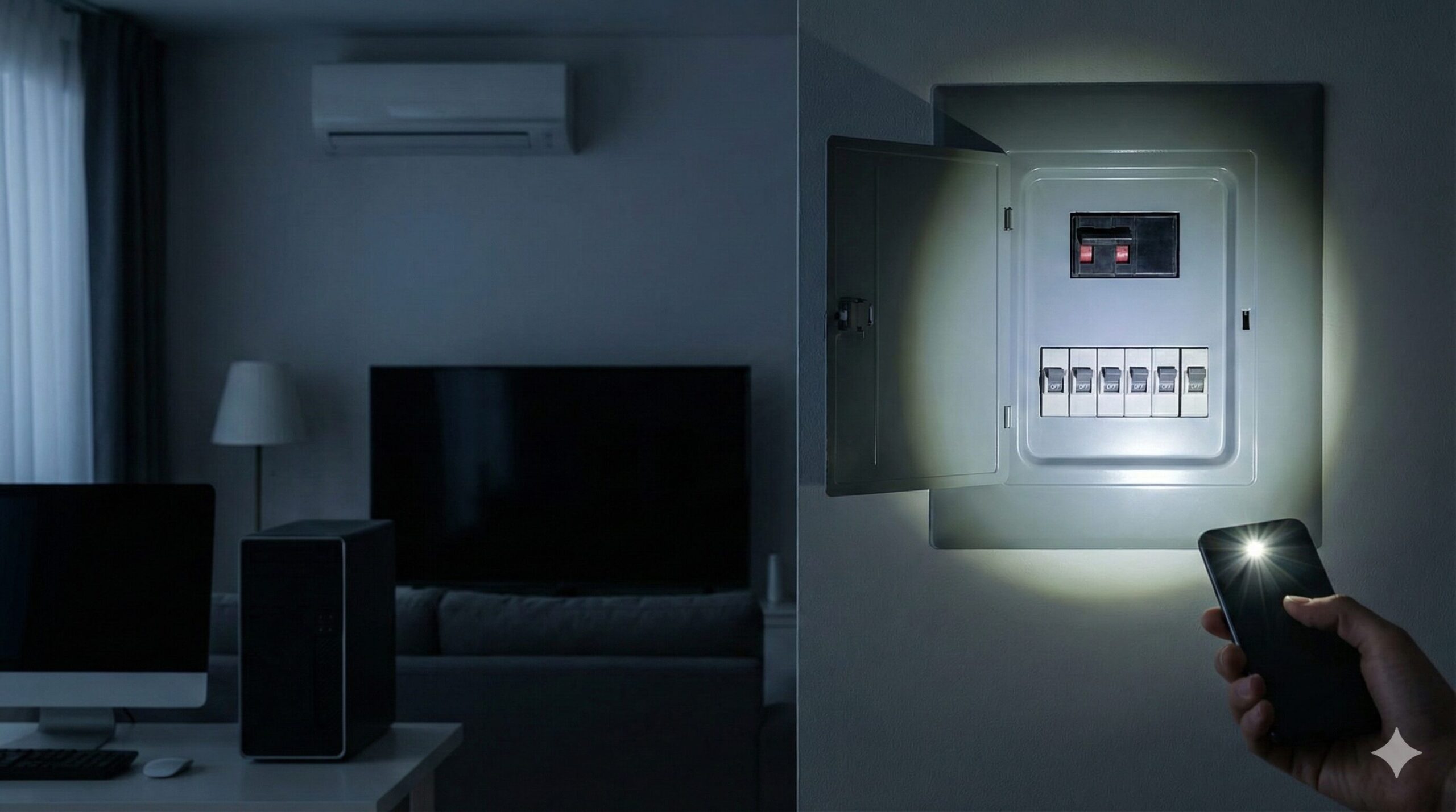 ブレーカーが落ちると家電は故障する？5つの復旧法と落ちてないのに停電する原因