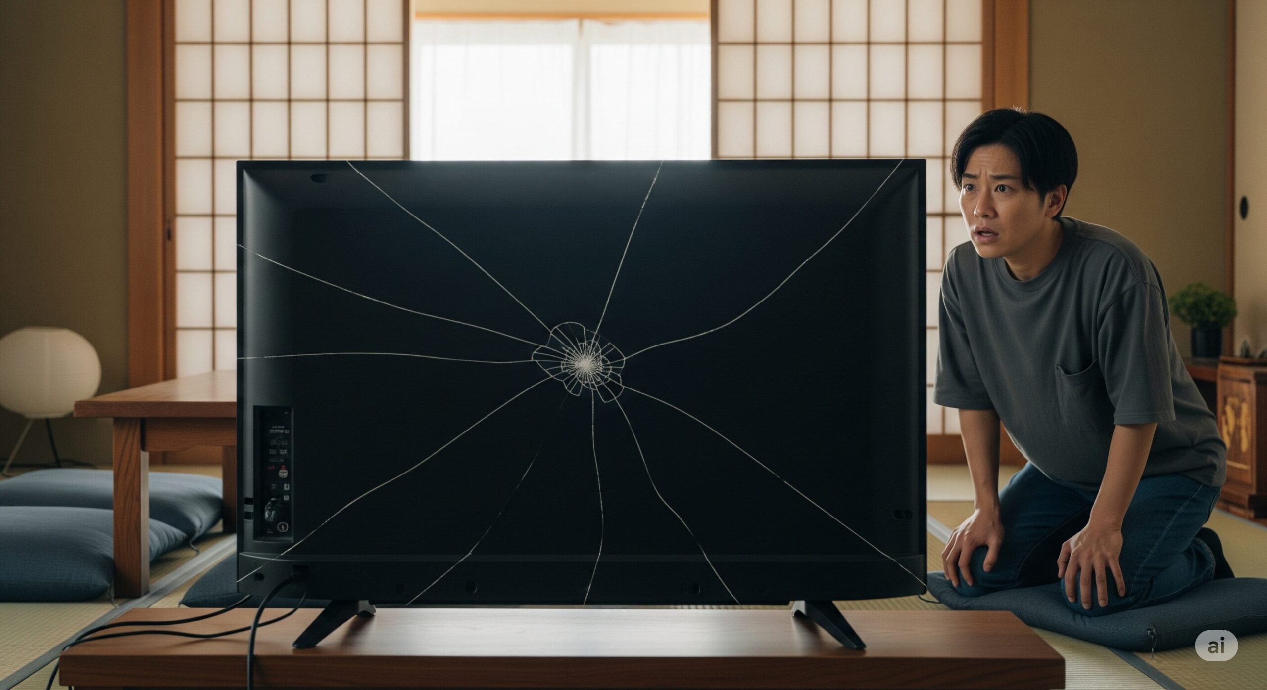 テレビの液晶が割れた時の言い訳と対処法10選