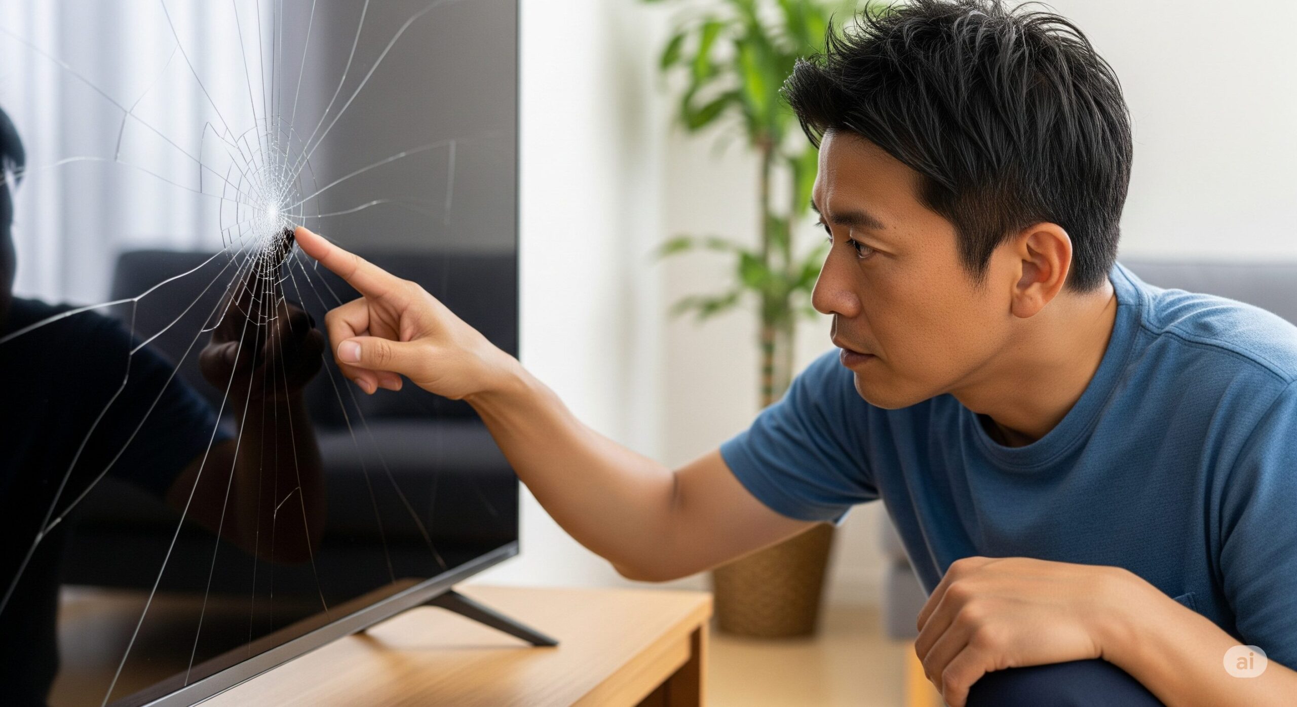 テレビの液晶が割れた時の直し方は？修理？買い替え？5つの対処法
