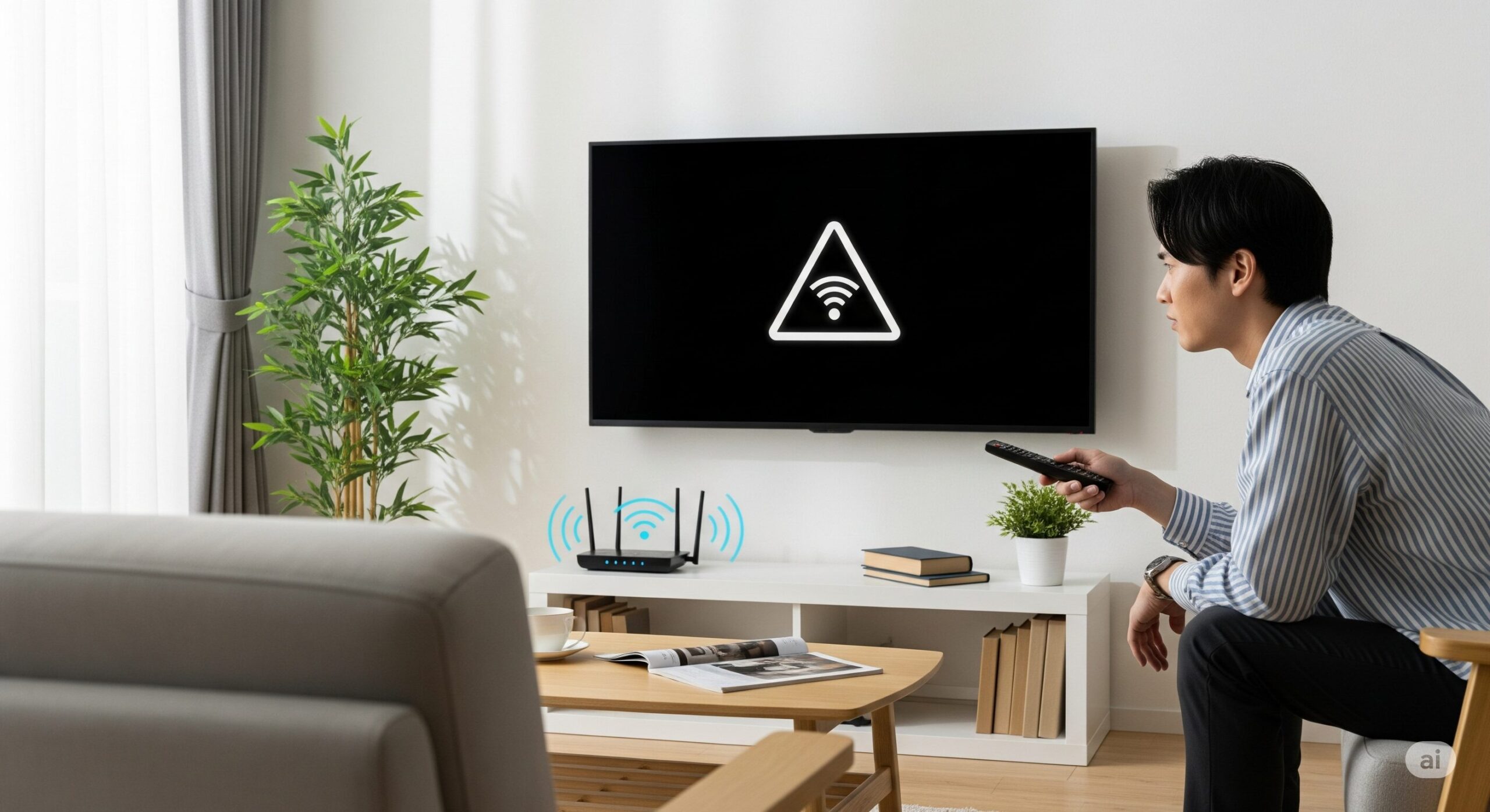 テレビだけネットに繋がらない！無線接続の9つの原因と対処法