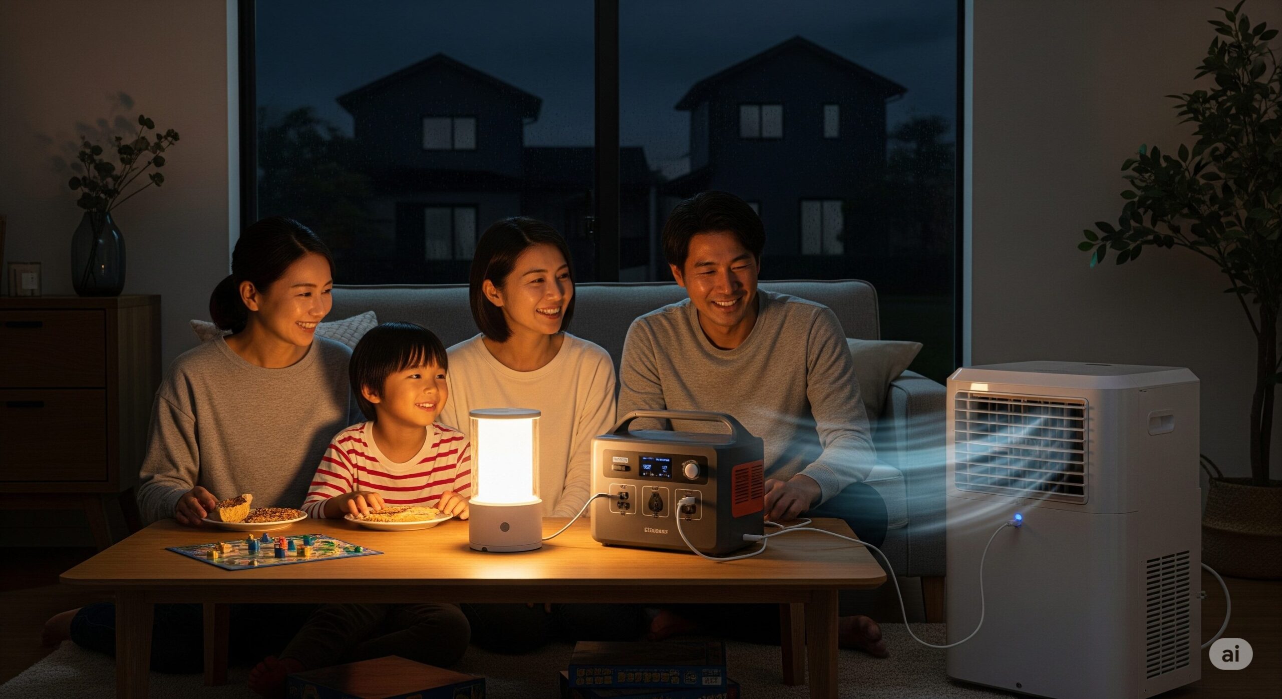 ポータブル電源で200Vエアコンを動かすには？
