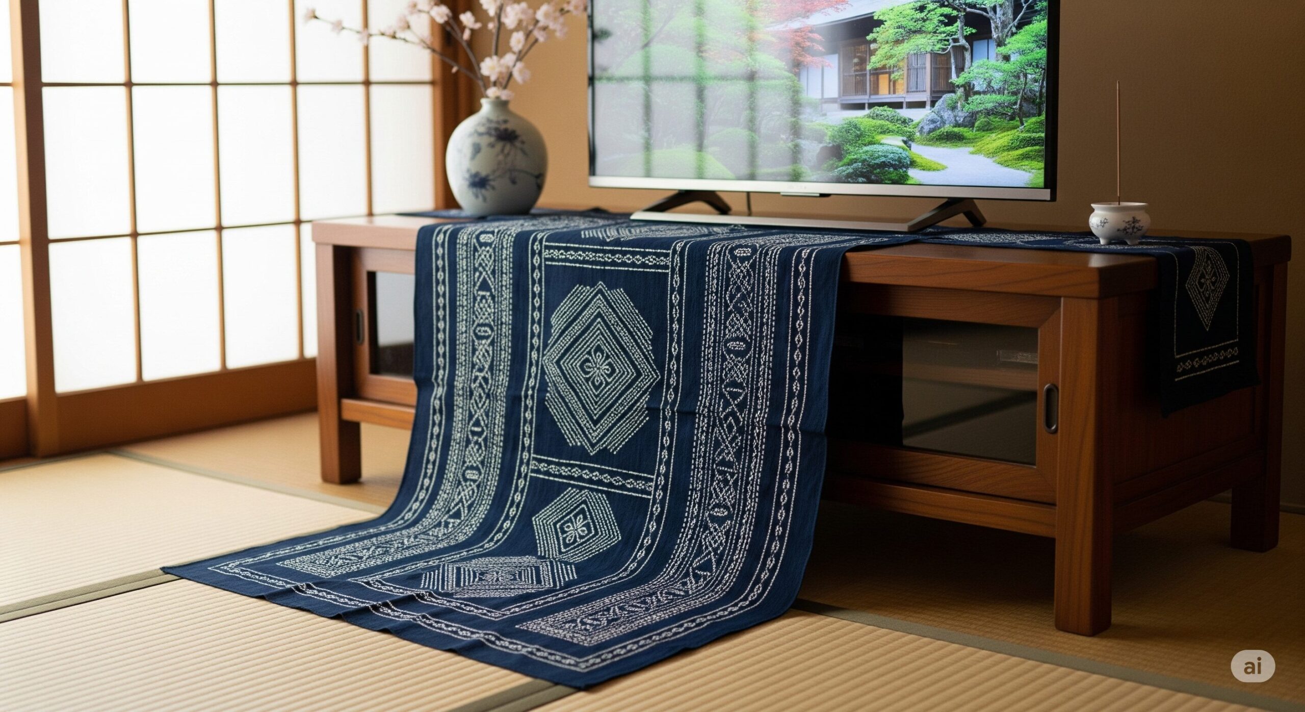 テレビ台に布を敷くのはアリ？5つのメリットとおしゃれに見せる秘訣