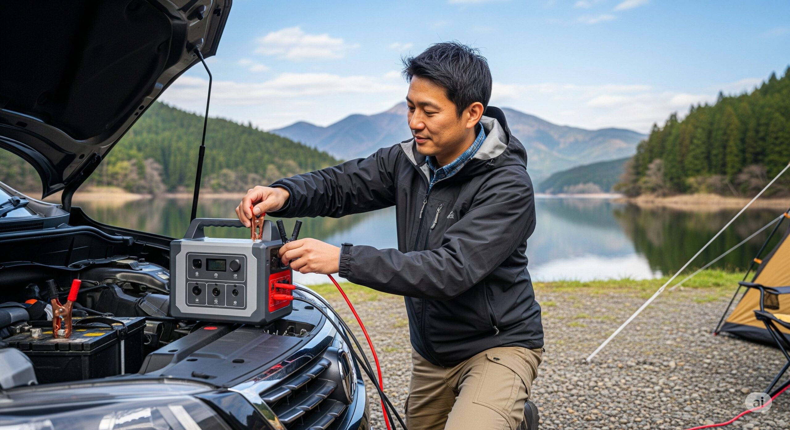 緊急時に役立つ！ポータブル電源でエンジン始動する方法
