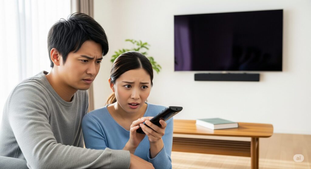 テレビのリモコンが電源ボタンだけ反応しない！5つの原因と対処法