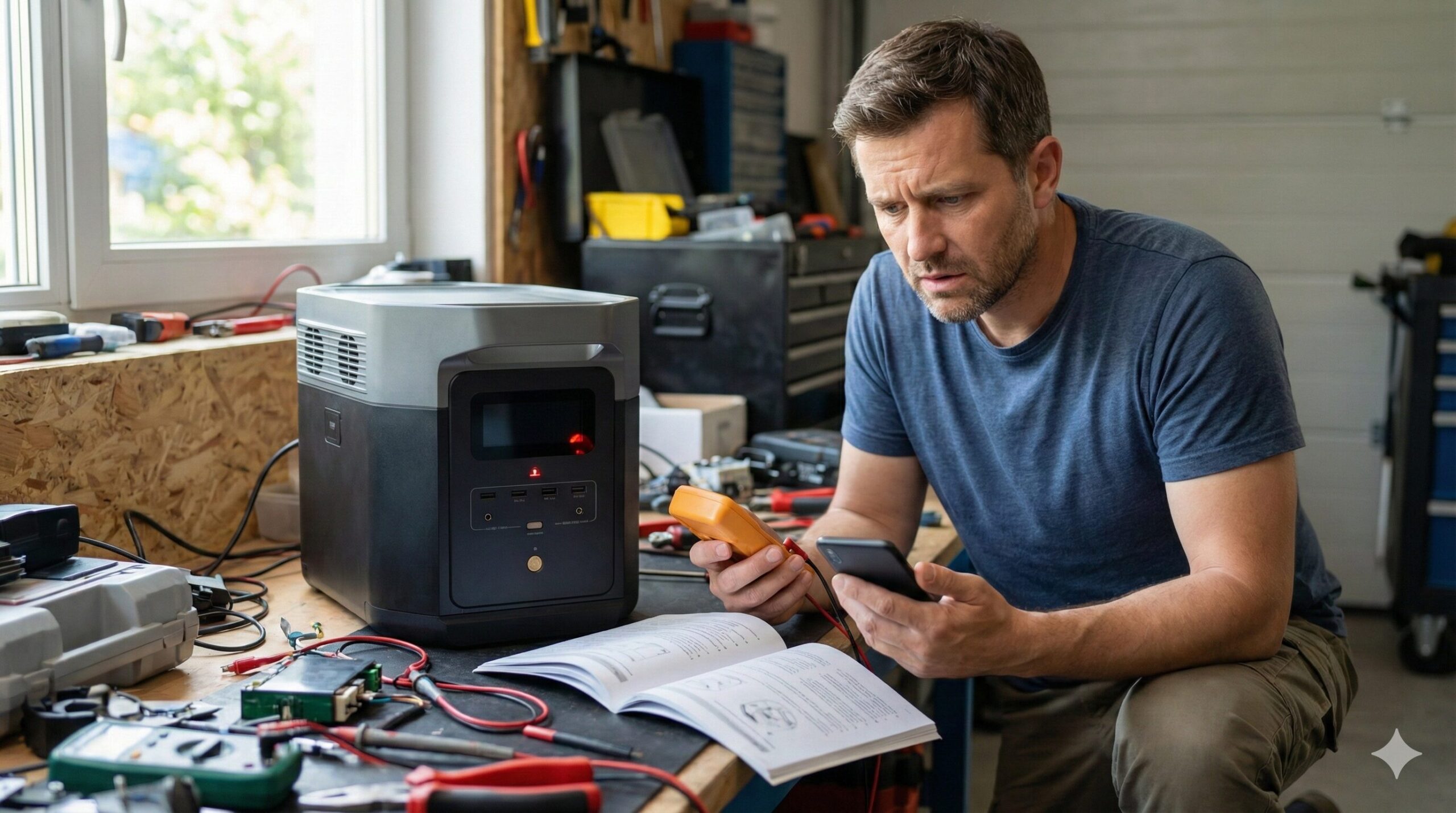 ポータブル電源の修理業者の危険性と選び方！費用相場と5つの対処法