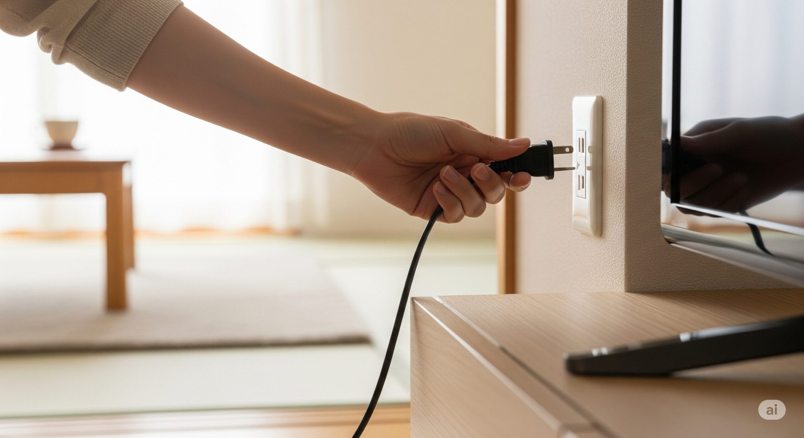 テレビのコンセントを抜くと故障する？節電効果と正しい対処法