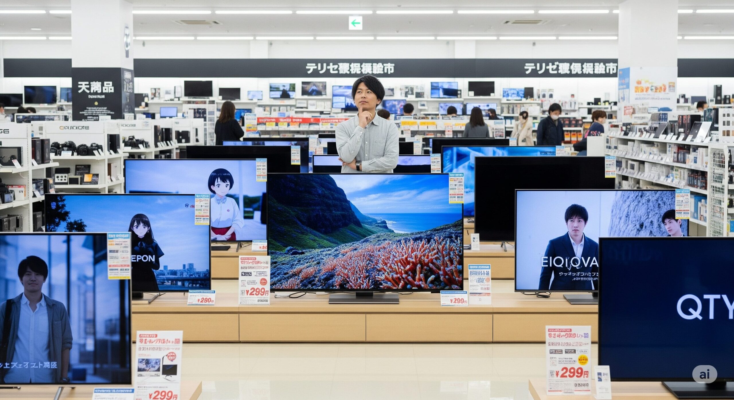 展示品のテレビはやめた方がいい？問題ない？後悔しない選択！