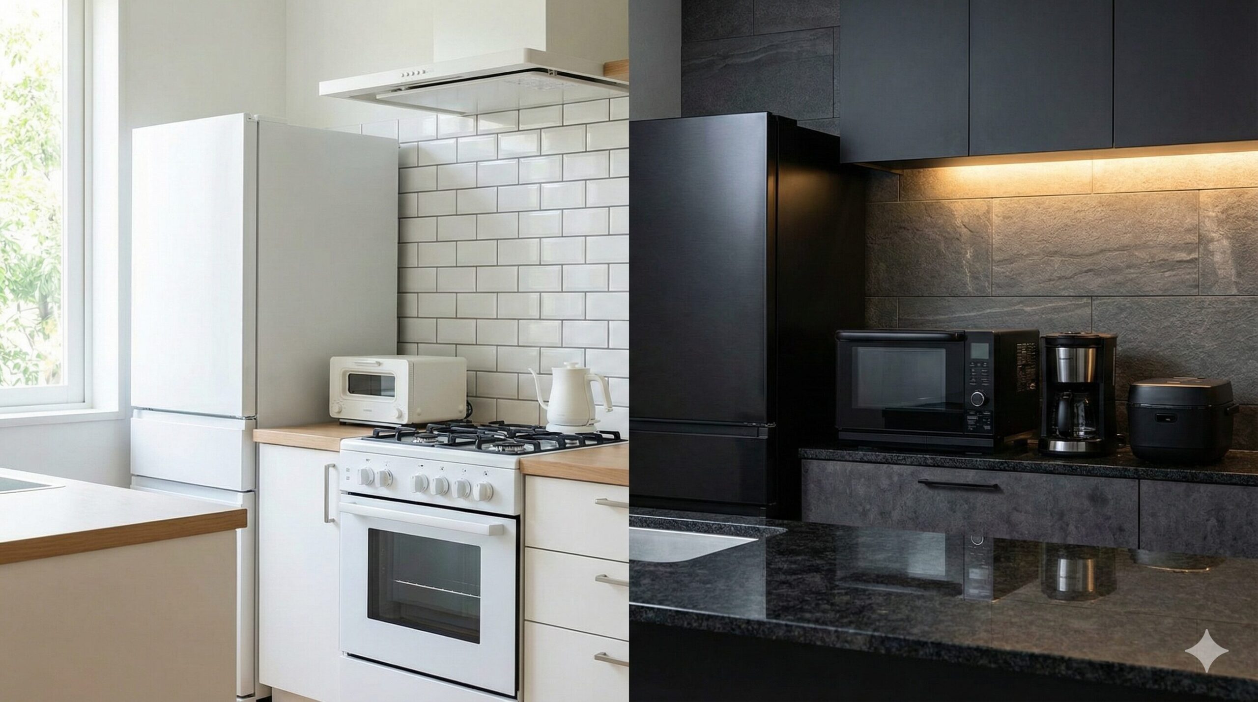 家電の色は黒か白か？どっちがいい？失敗しない色選び5つの基準