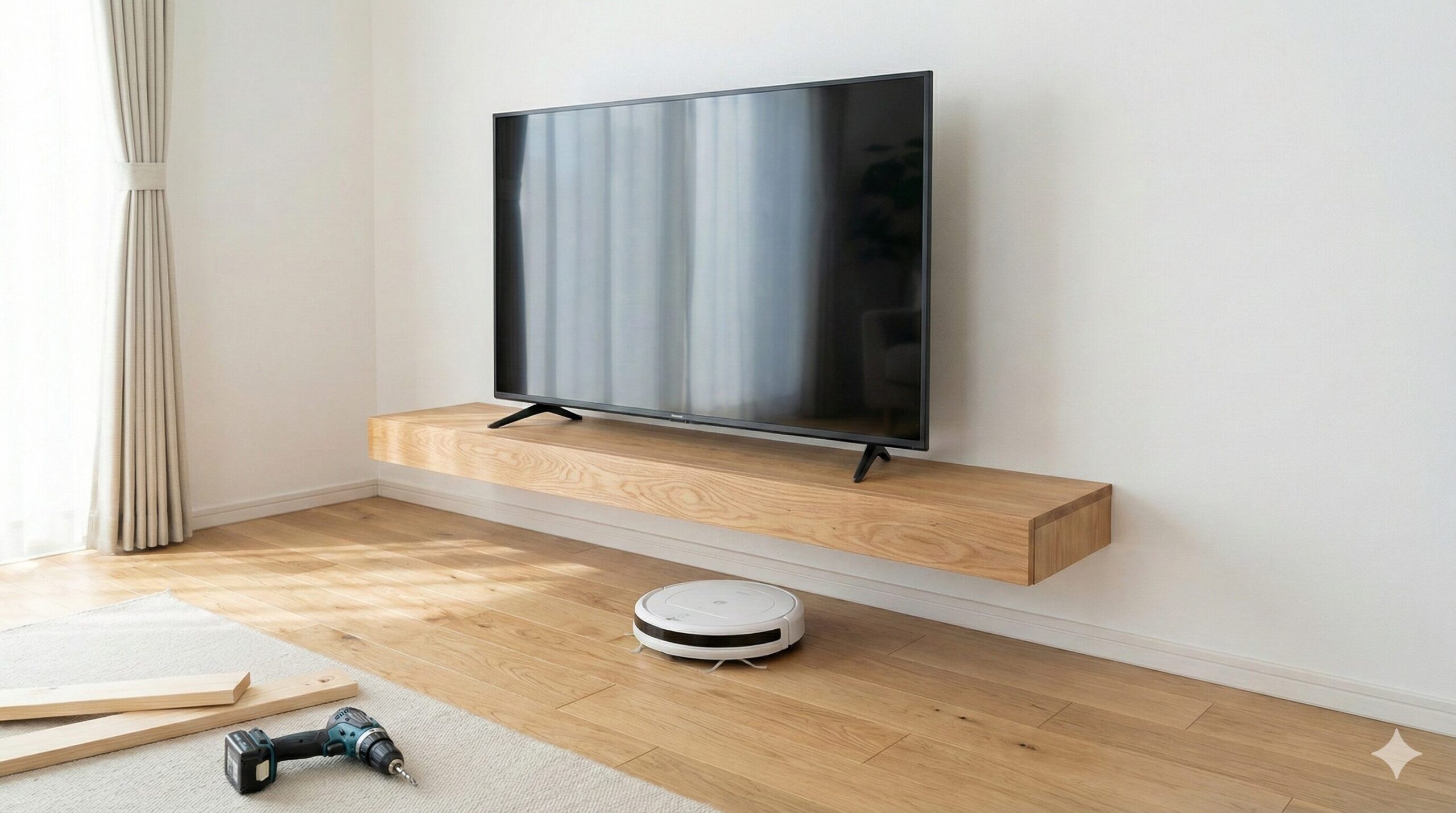 DIYでテレビボードを浮かせる！賃貸OKな方法5選と失敗しないコツ