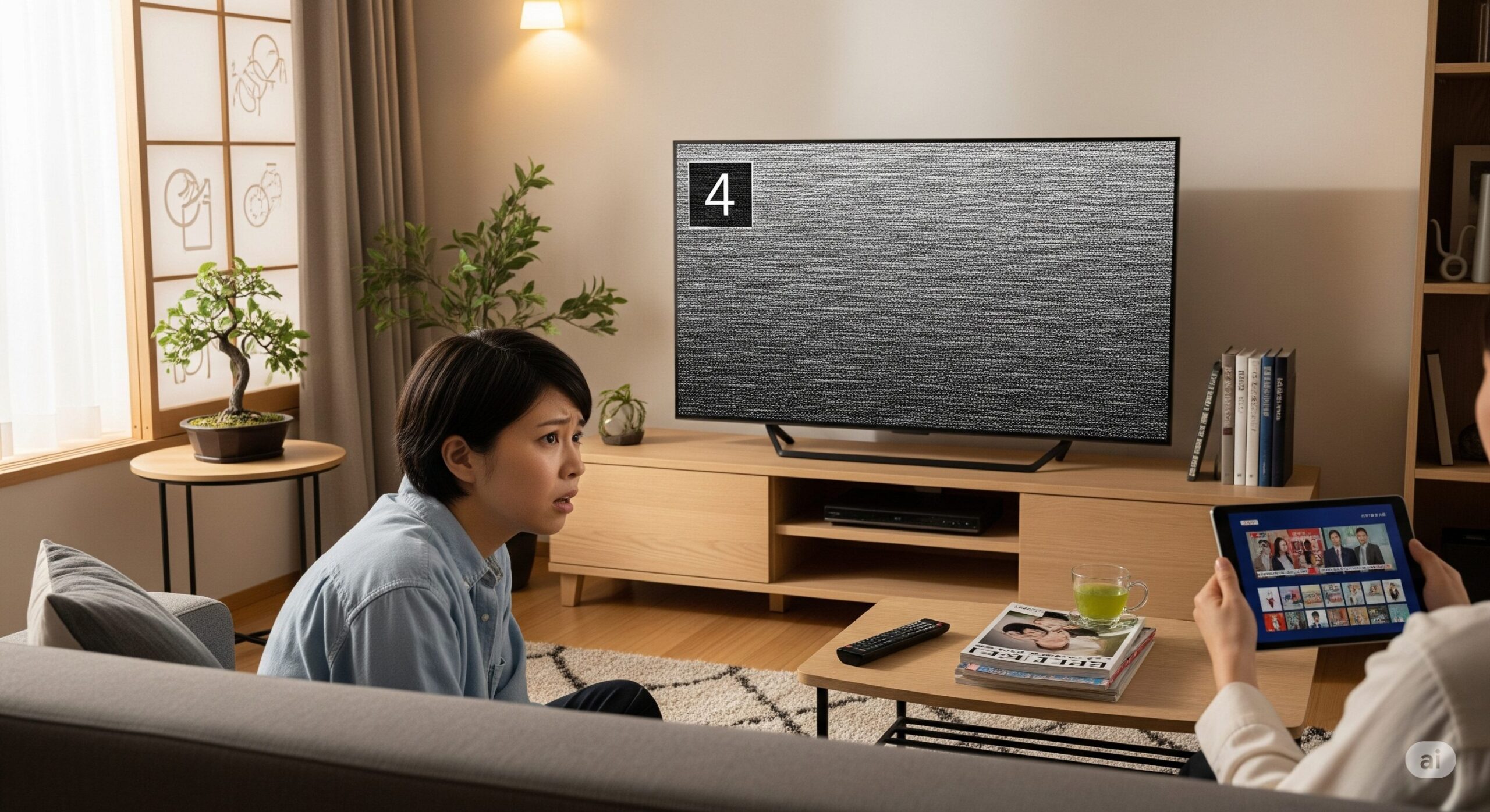 テレビの4チャンネルだけ映らない原因と5つの簡単対処法
