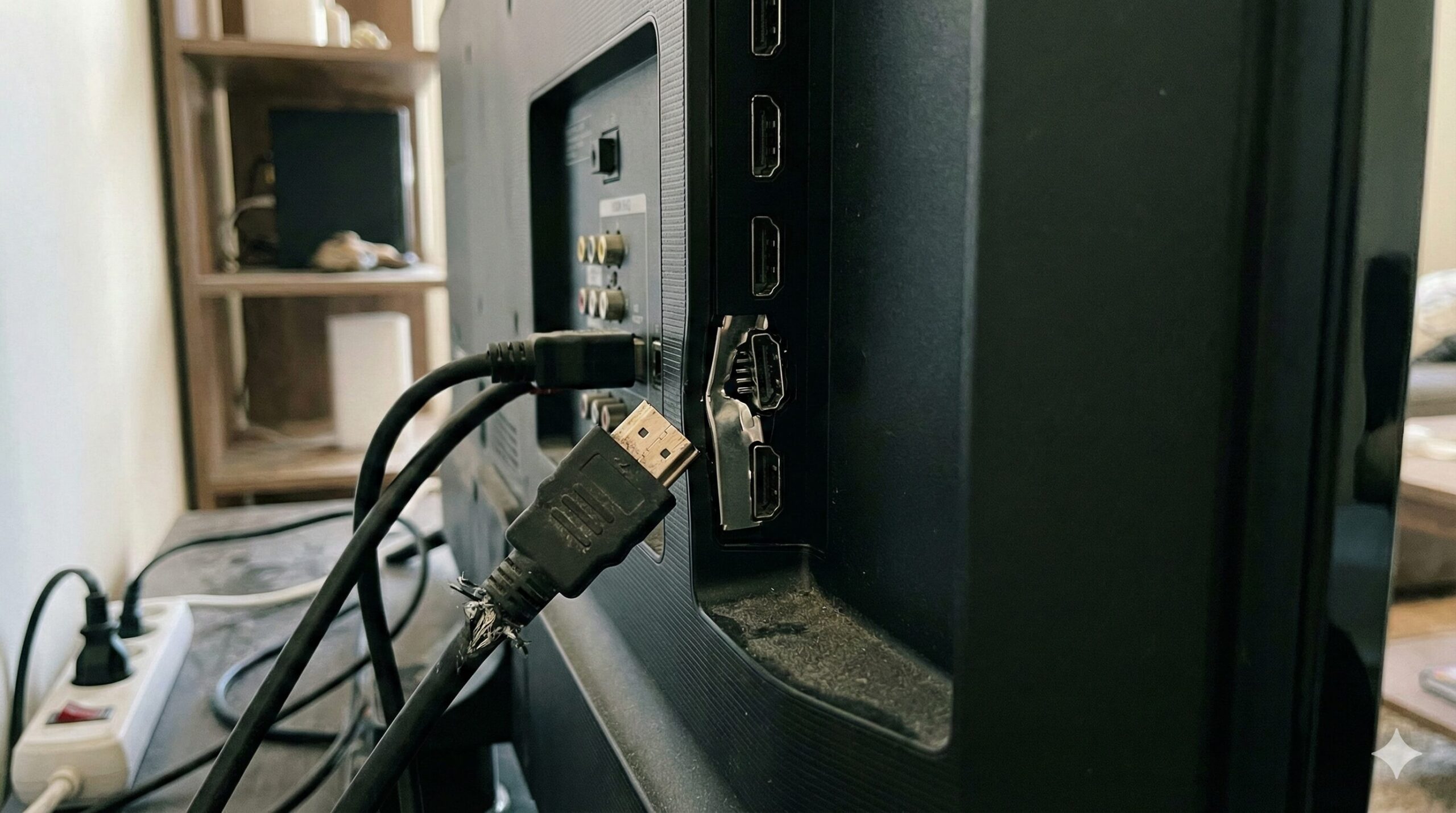 テレビのHDMI差し込み口が壊れた！修理費用は？1000円で復活する裏技