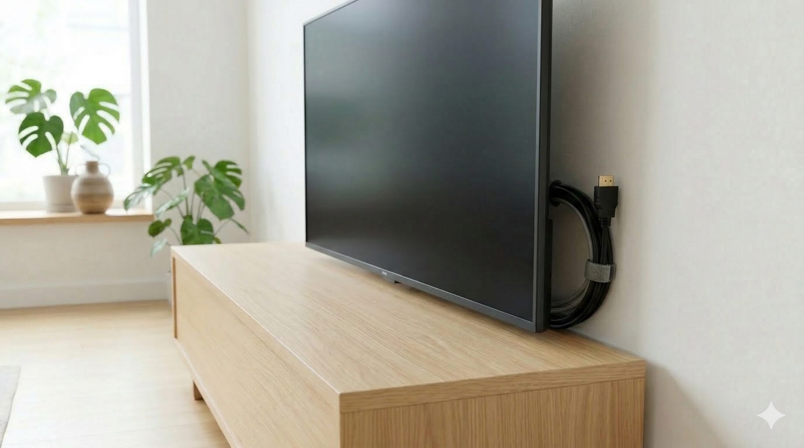 テレビ裏の配線は束ねても大丈夫？火事を防ぐ安全な整理術