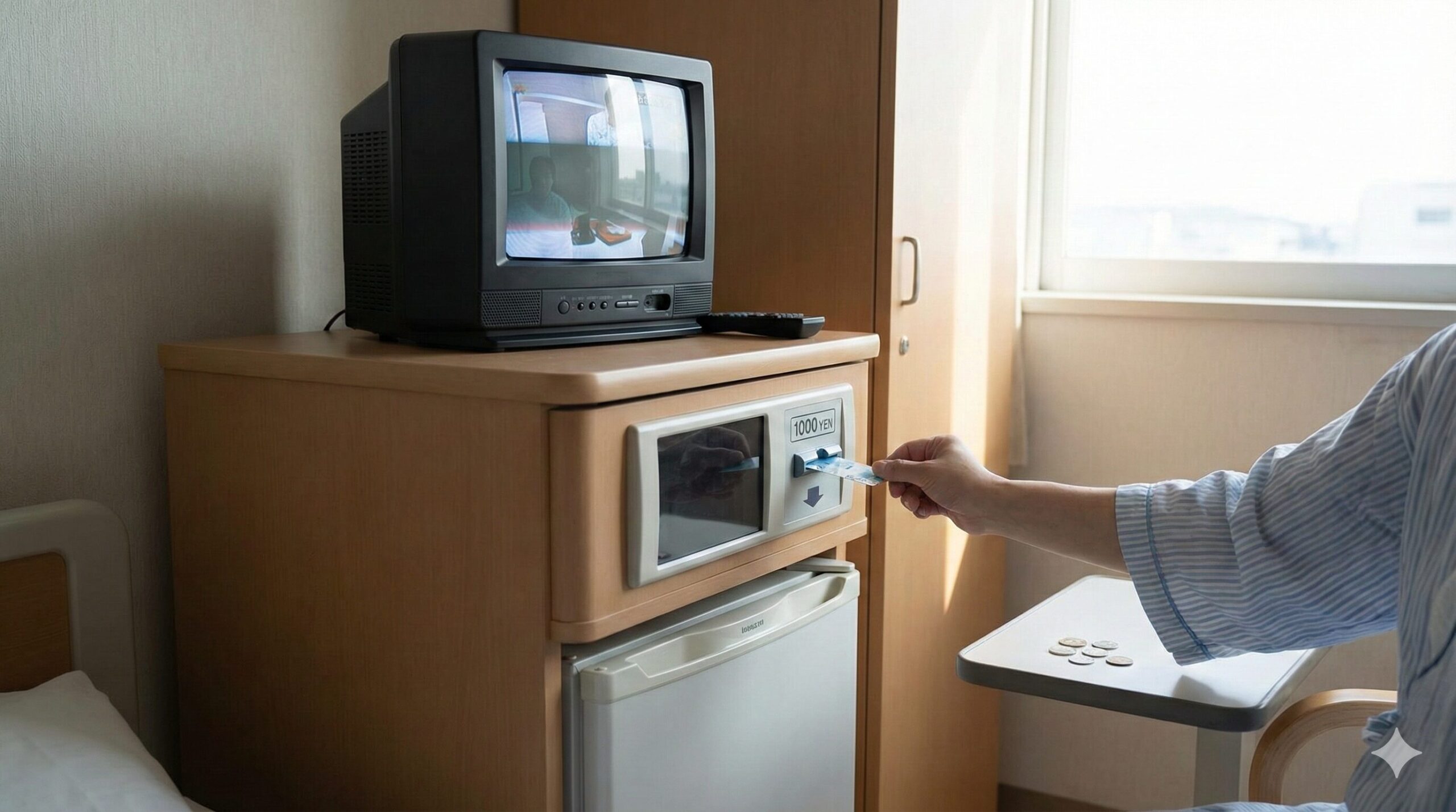 病院のテレビカードの裏技！冷蔵庫のリセットや1000円で何時間使えるか徹底解説