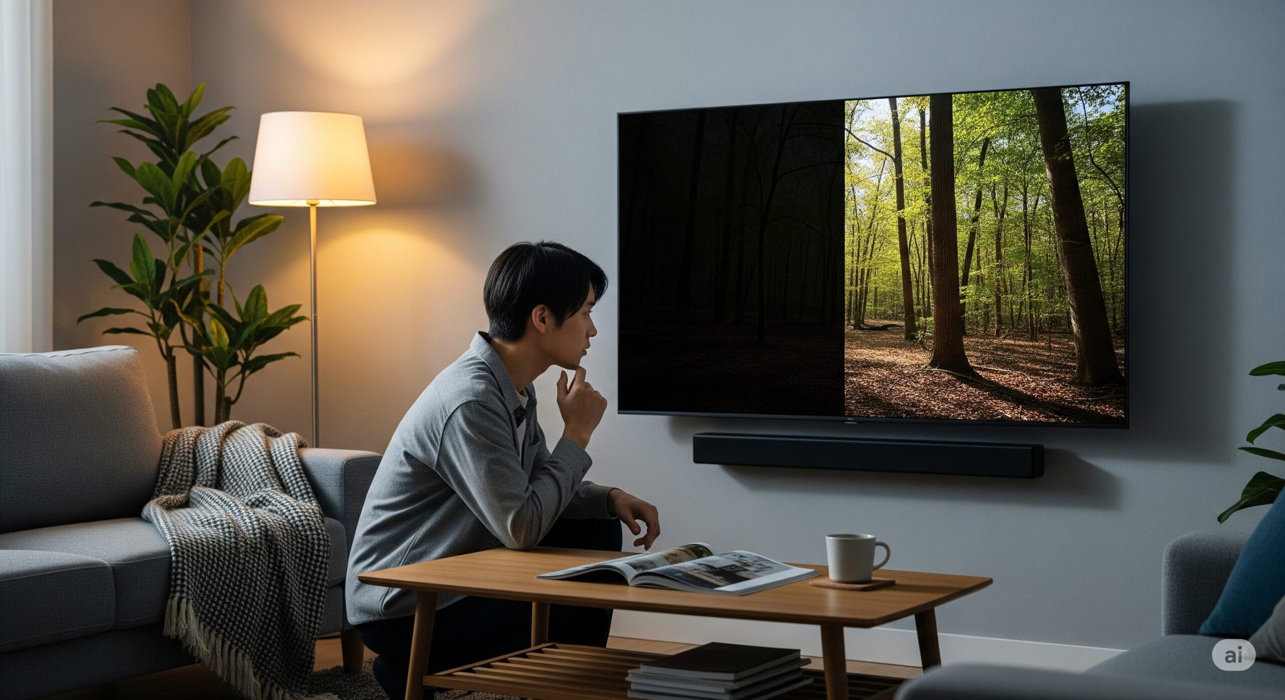 液晶テレビの画面の一部が暗い原因と直し方5選を徹底解説！