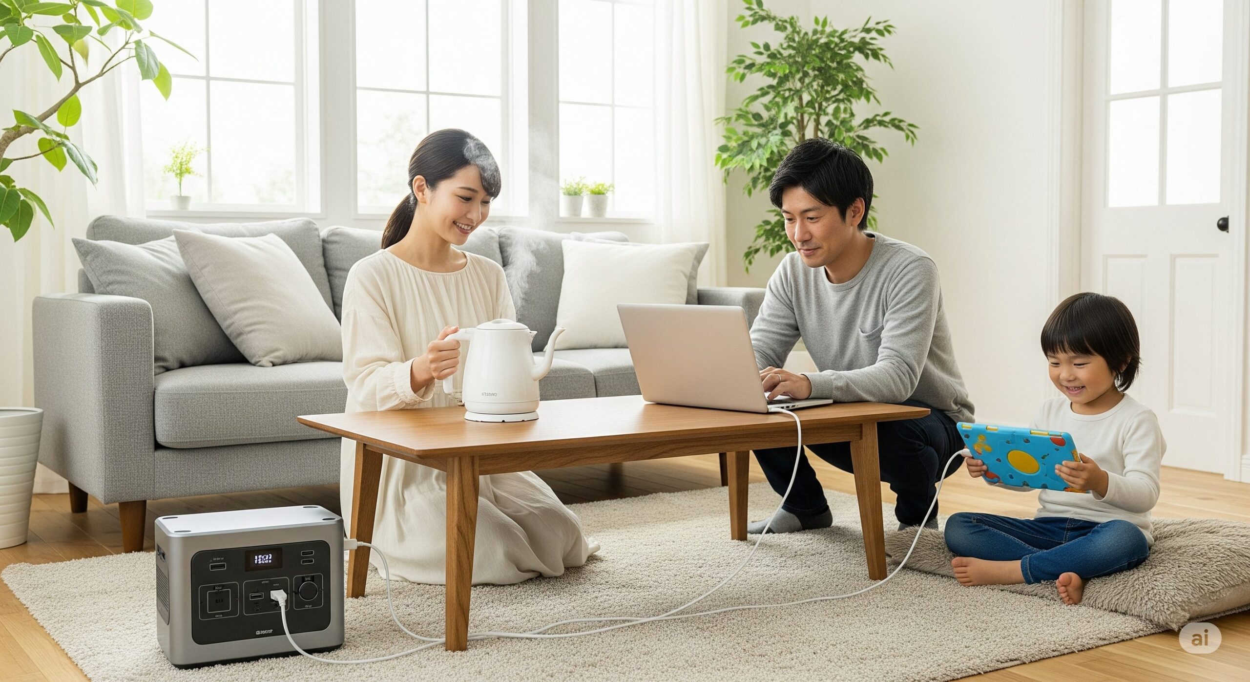 ポータブル電源を家で使う！節電術5選＆賢い活用法