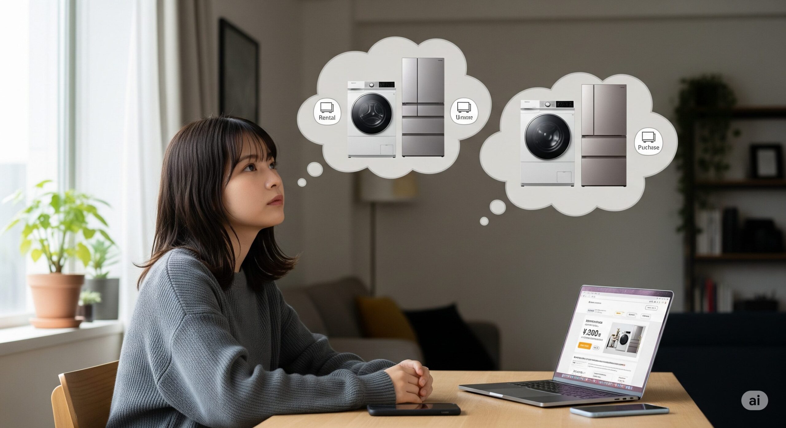 大学生の家電はレンタルか購入か？費用で比較！
