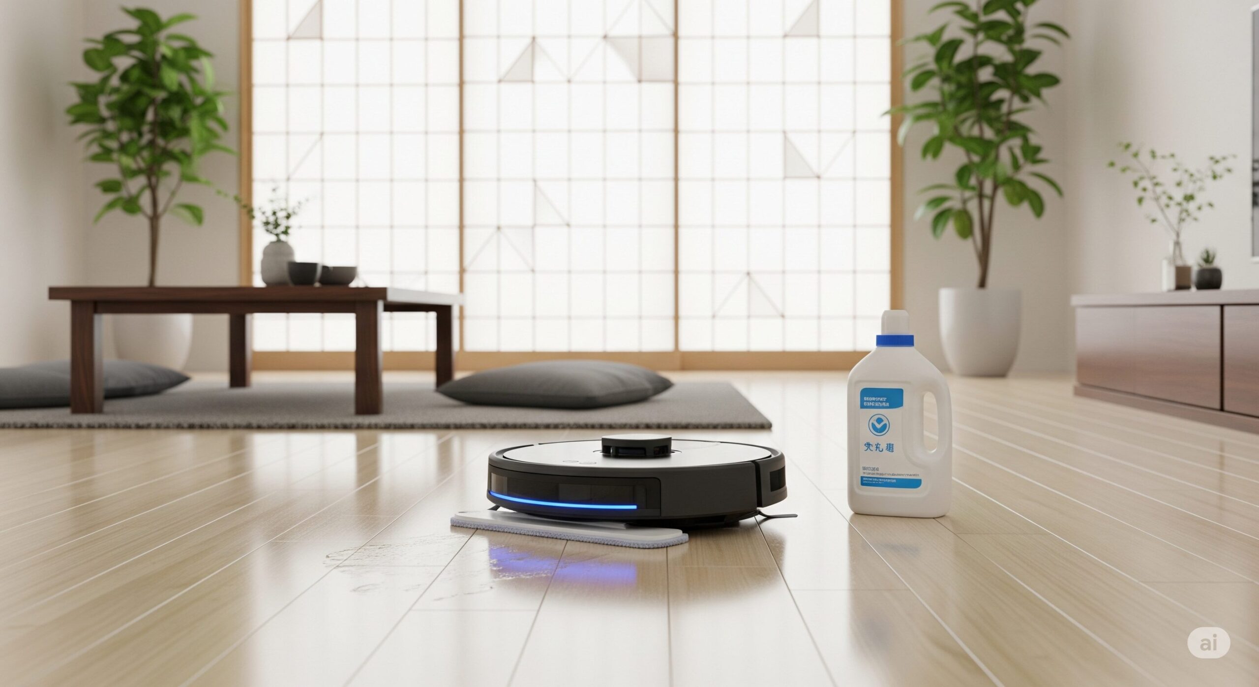 水拭きロボット掃除機の洗剤！代用品と選び方