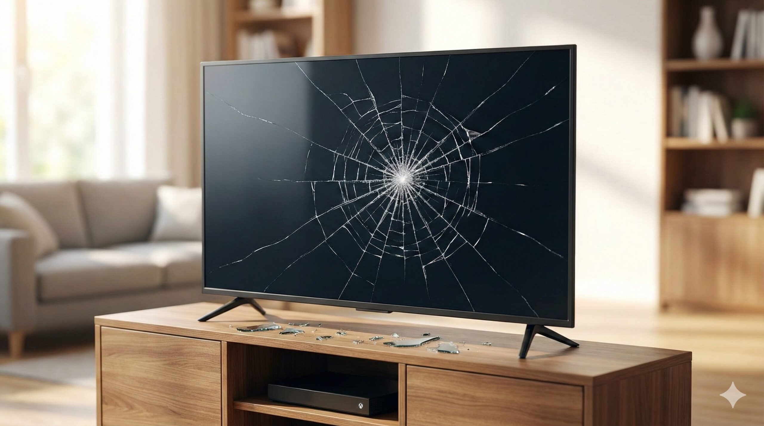 テレビの液晶が割れた時の直し方は？自分で修理は不可？費用と5つの対処法