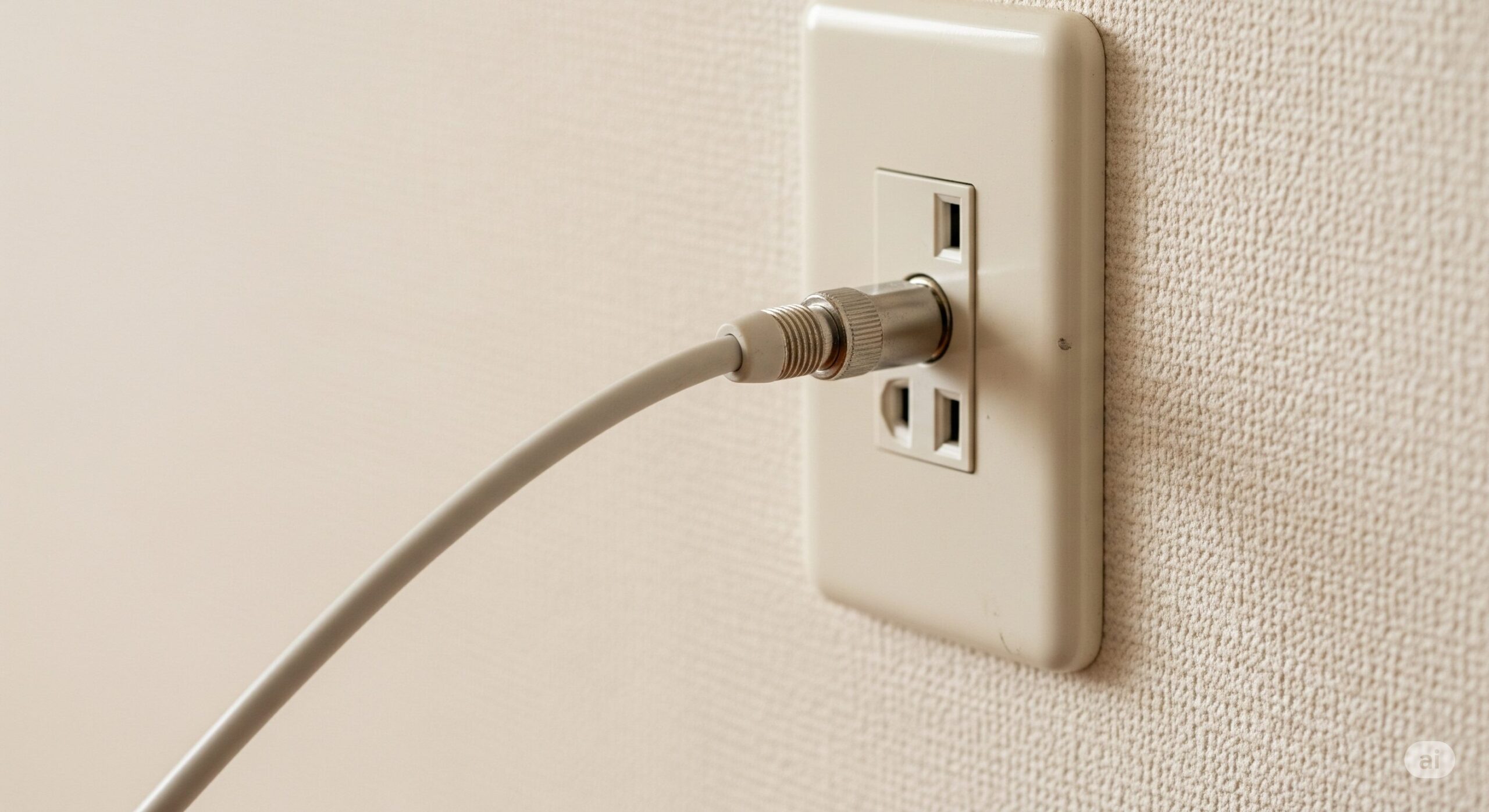 テレビのコンセントの丸いやつの正体とは？種類と接続方法を解説