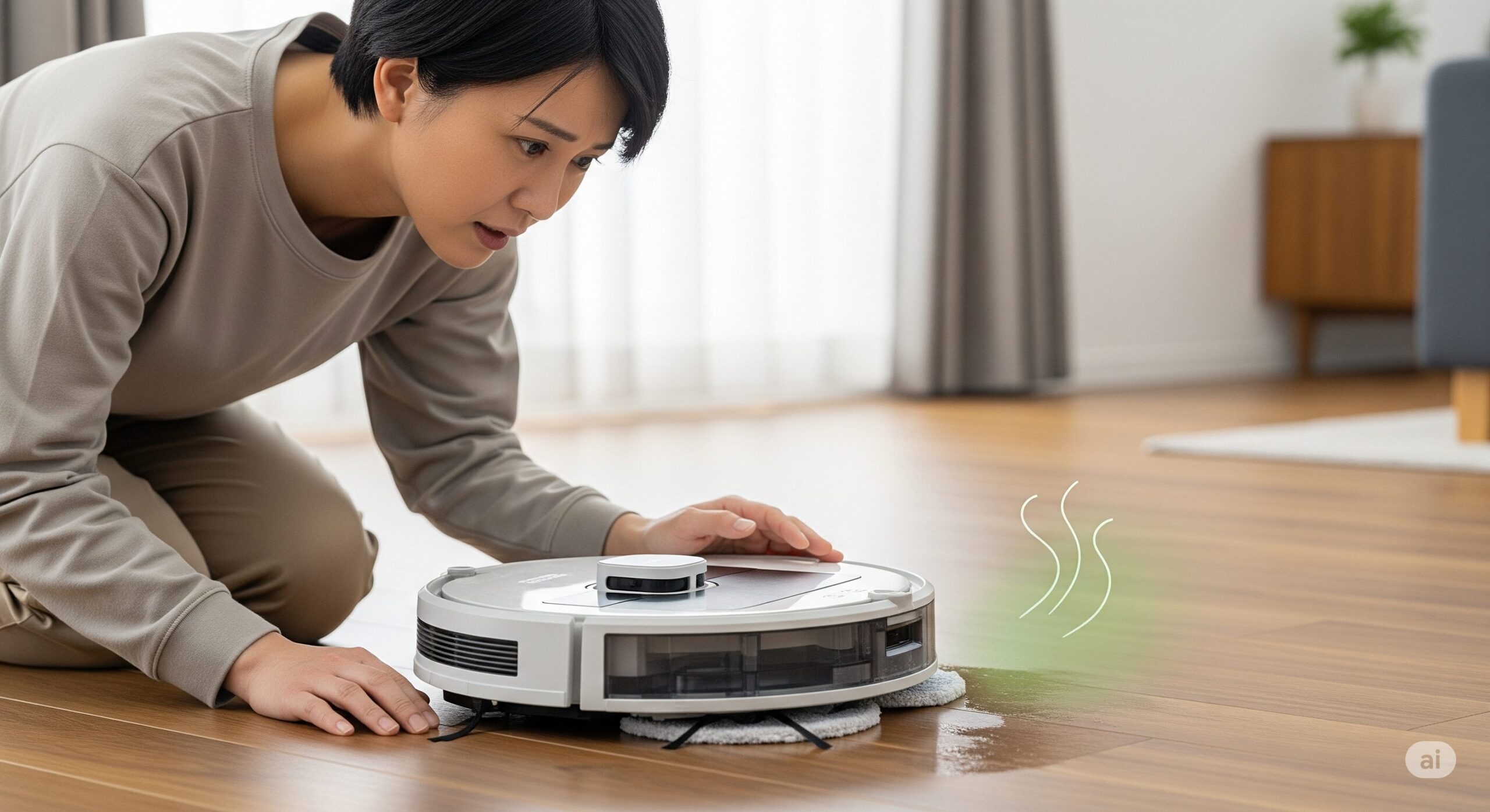 ロボット掃除機の水拭きが臭い！5つの原因と対策