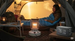 【解決】FFヒーターに必要なポータブル電源の容量は？