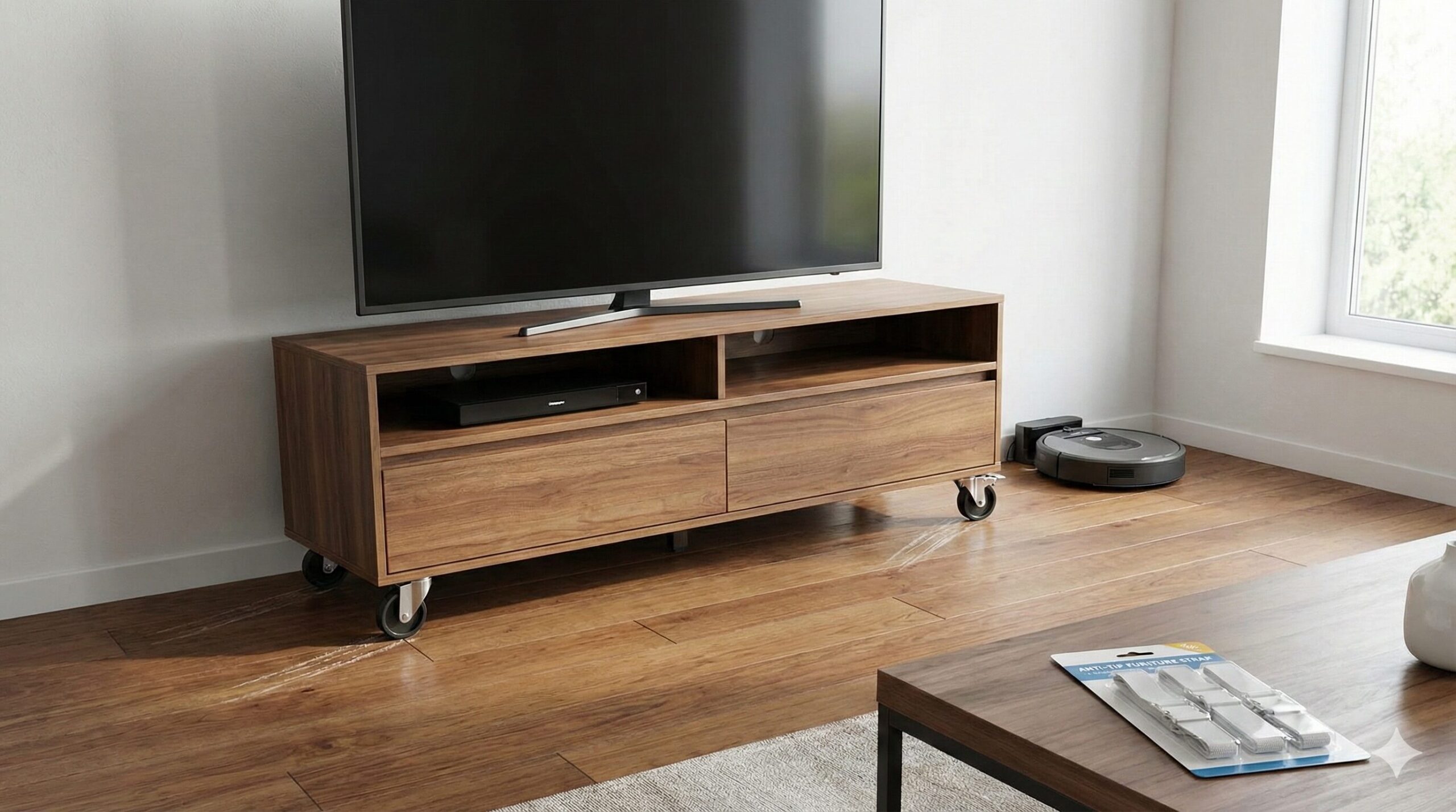 キャスター付きテレビ台のデメリット5選！倒れる？後悔しない選び方