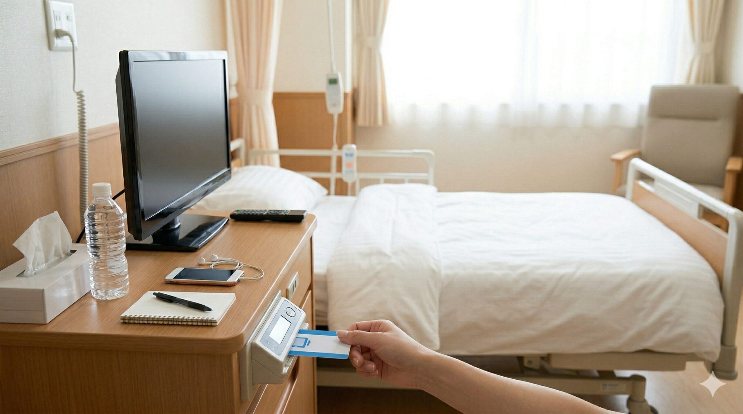 病院のテレビカードは入れっぱなしでもOK！余ったカードの買取の可否も徹底解説