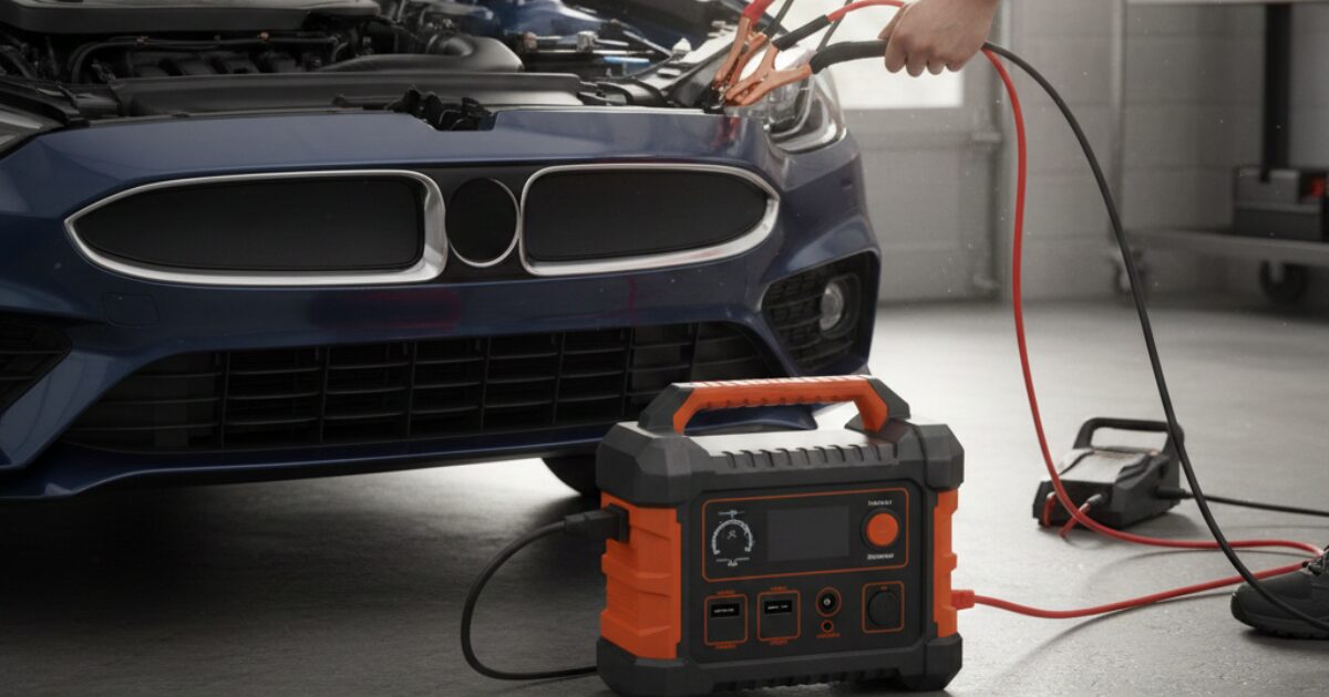 プロ直伝！ポータブル電源でエンジン始動する2つの方法！失敗しない手順