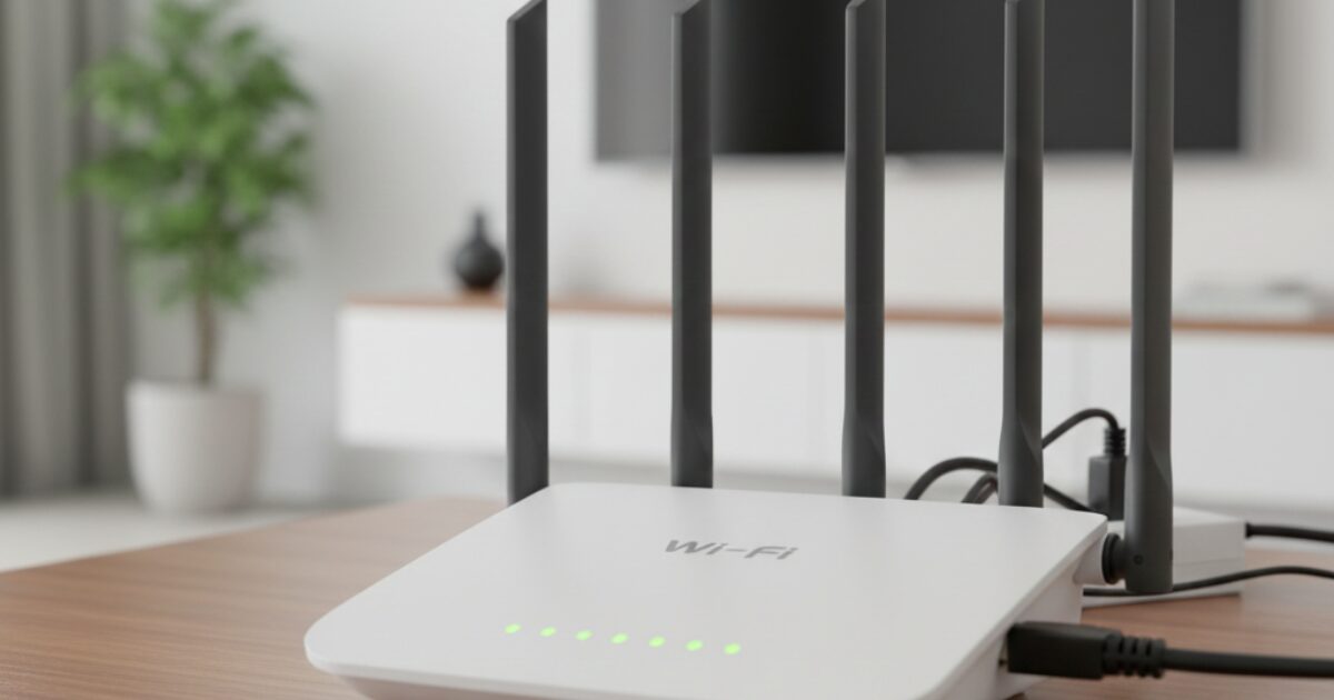 テレビ線の近くはNG？WiFiルーターの正しい置き場所と速度改善の5つの秘訣