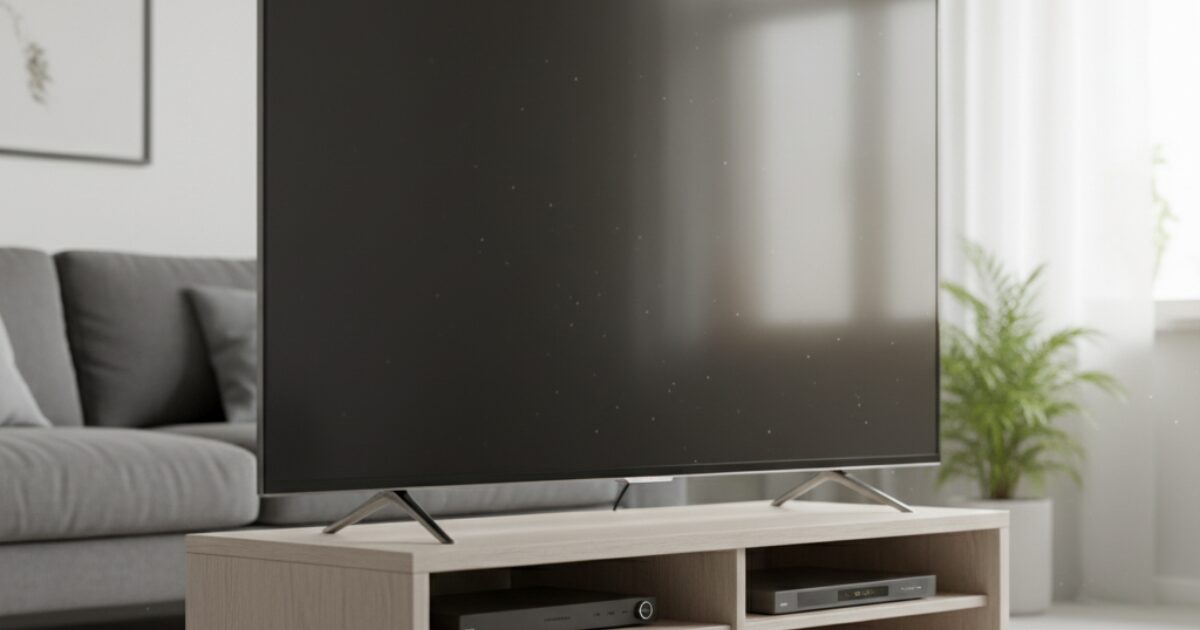 テレビ台からテレビがはみ出る時の対策5選！幅が足りない時の解決術