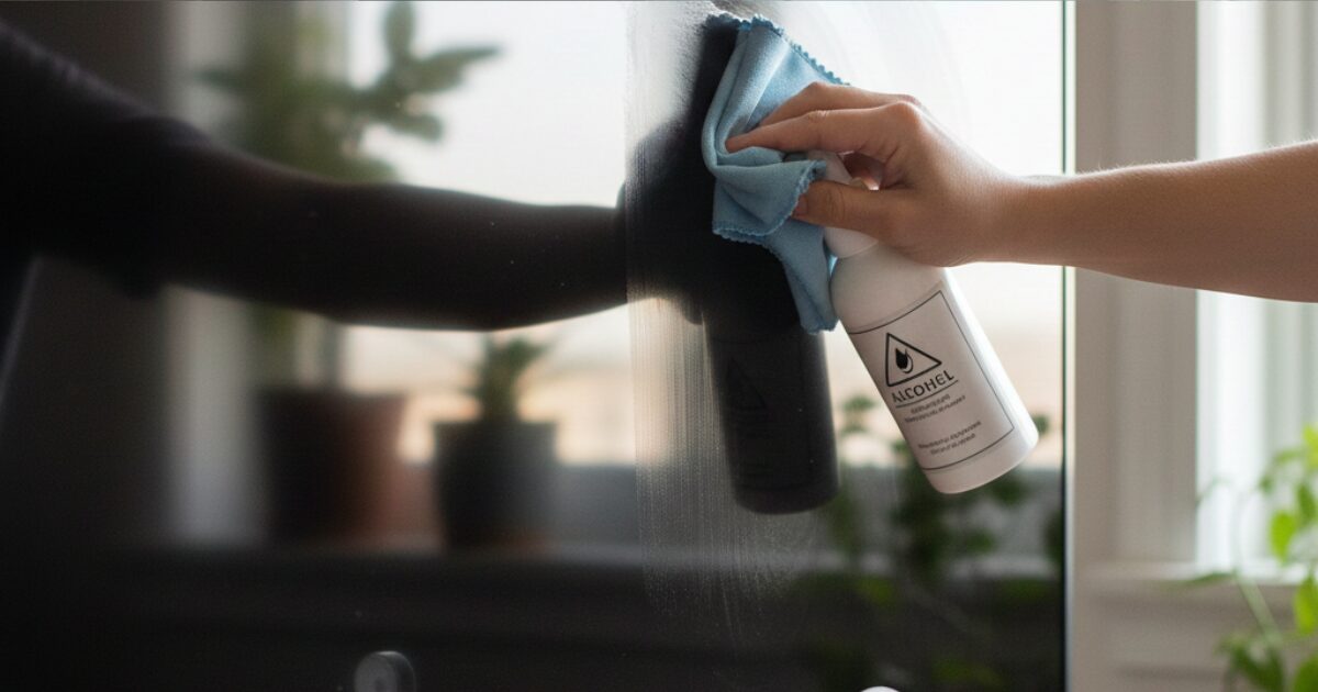 テレビの画面掃除にアルコールはNG！メガネ拭きはOK？手垢を落とす5つの手順