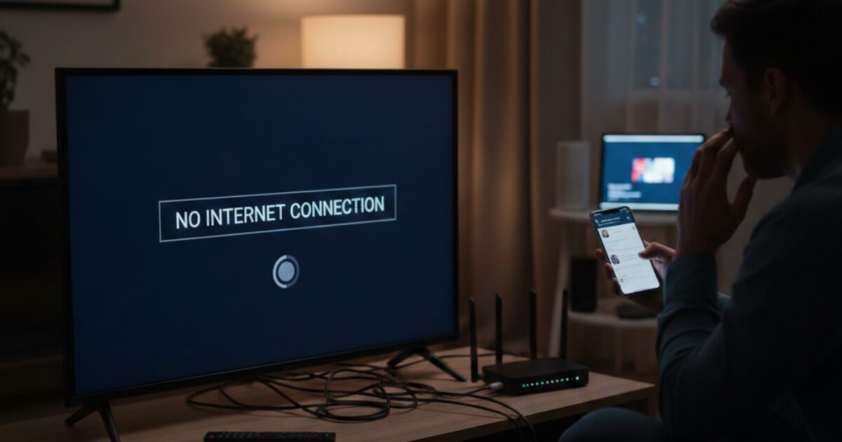 無線接続でテレビだけネットに繋がらない9つの原因と復旧手順