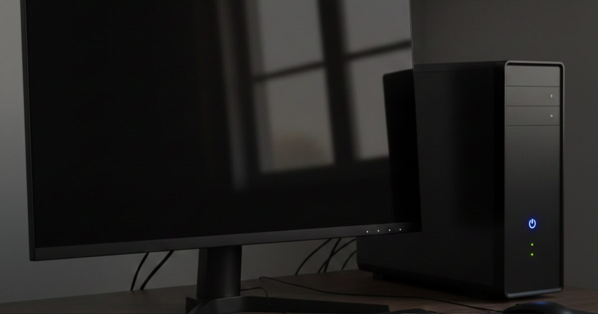 デスクトップパソコンの電源は入るのに画面がつかない！対処法10選（Windows対応）