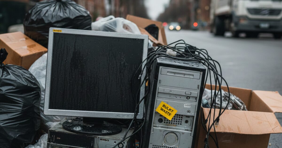 パソコンをゴミに出してしまったらバレる？罰金や情報漏洩のリスクと緊急対処法