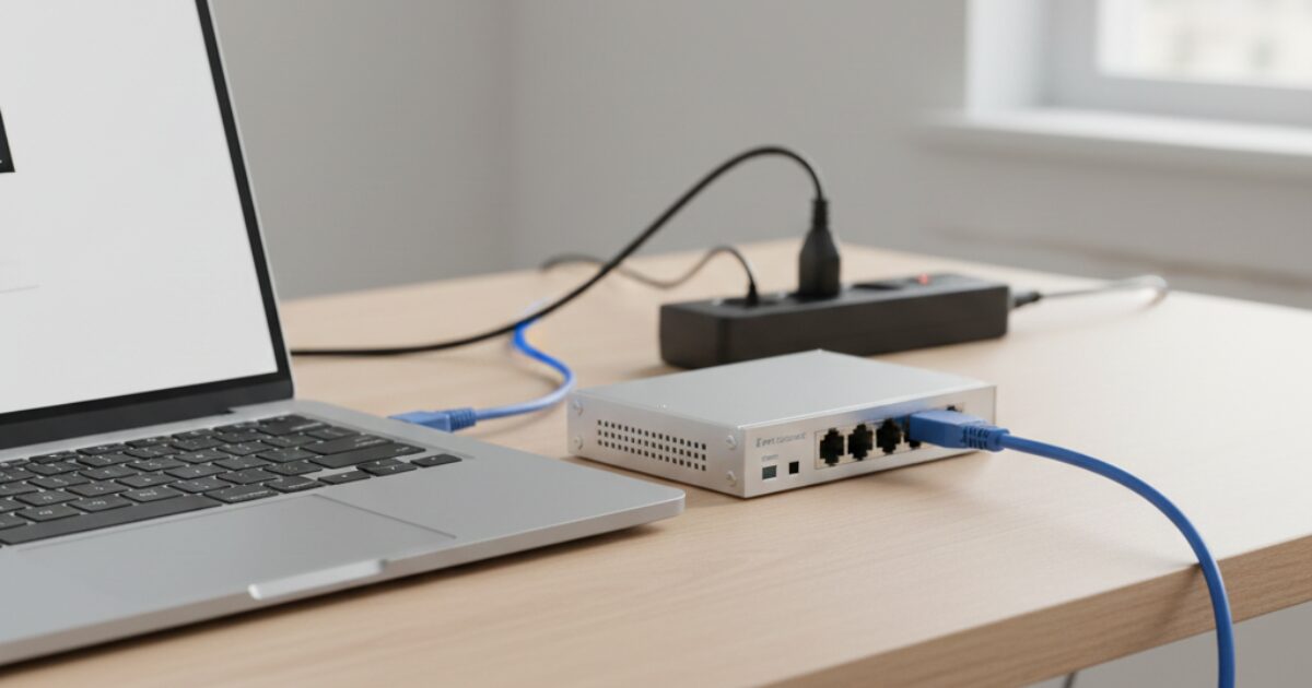 パソコンの有線接続に必要なもの4選と設定方法！ハブの順番まで完全解説