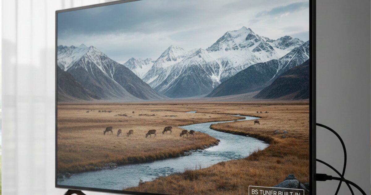 BSチューナー内蔵テレビとは？見分け方と視聴に必要なもの全解説