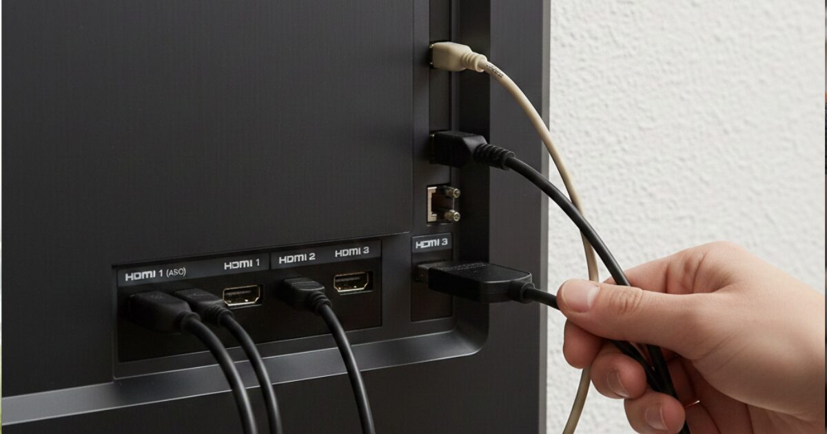 テレビのHDMI端子はどこ？見つからない時の3つの場所と接続方法