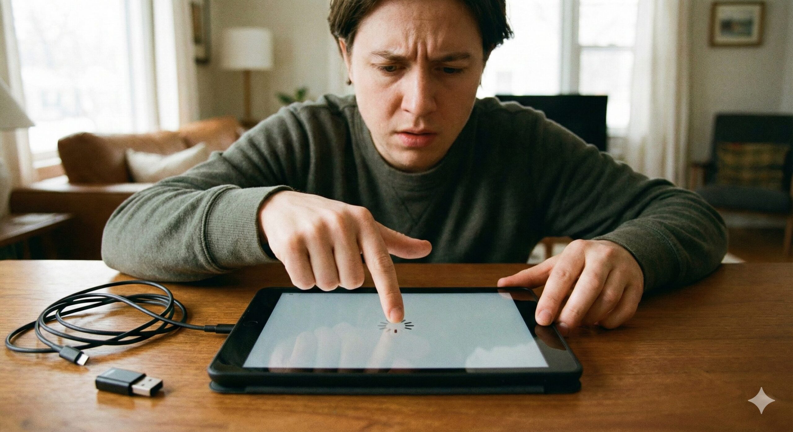 タブレットのタッチパネルが反応しない！再起動できない時の対処法5選