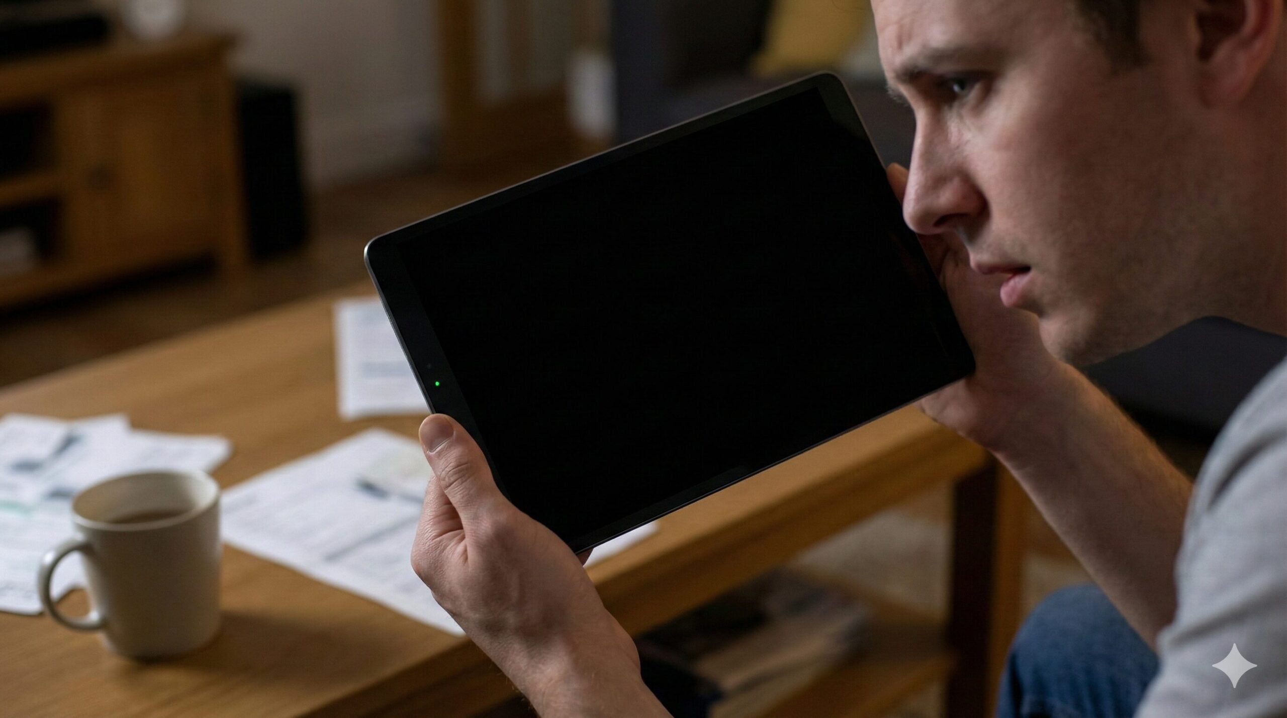 タブレットの画面が真っ暗だけど電源はついてる、音は鳴る時の対処法5選