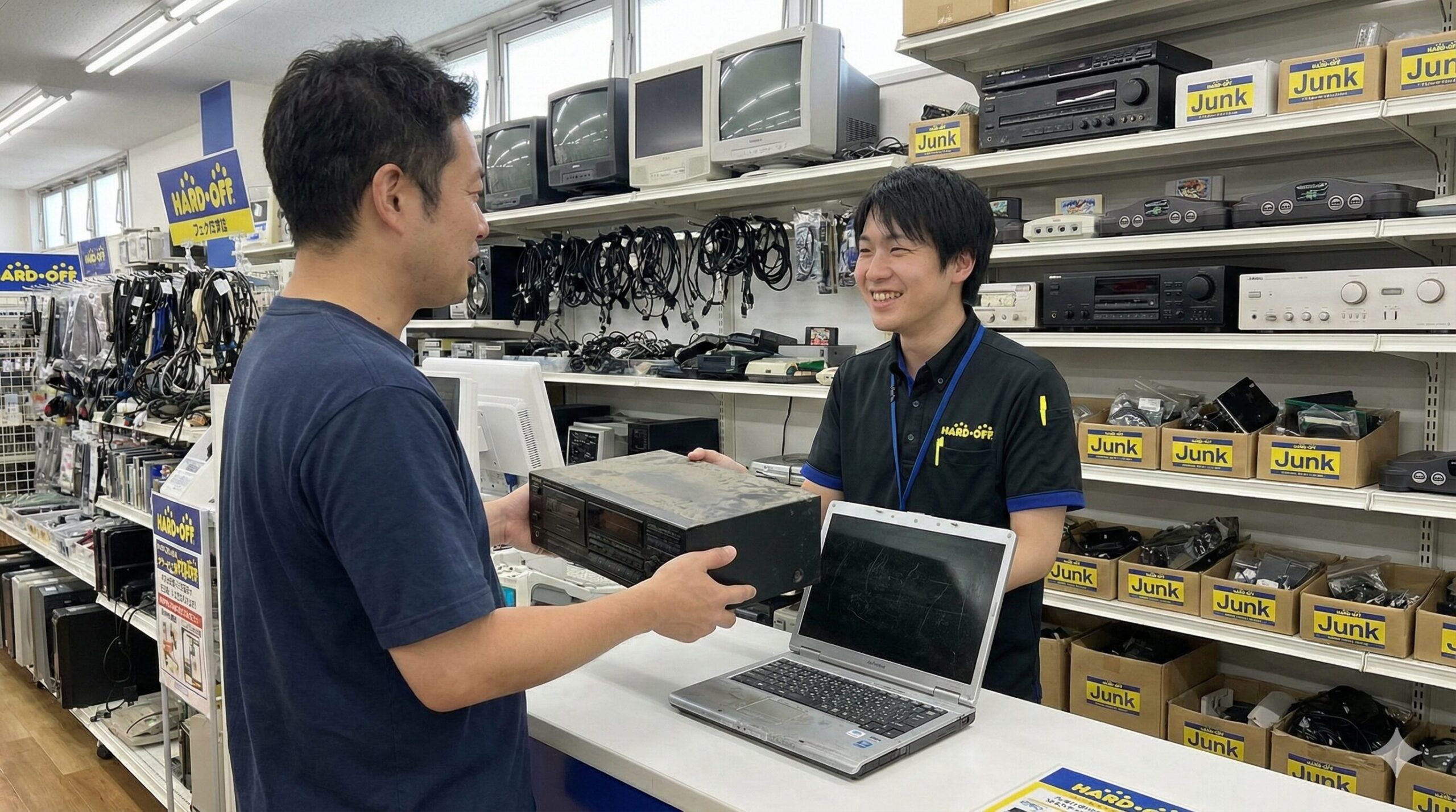 ハードオフは10年以上前の家電や壊れた物も買取可能？買取不可リスト