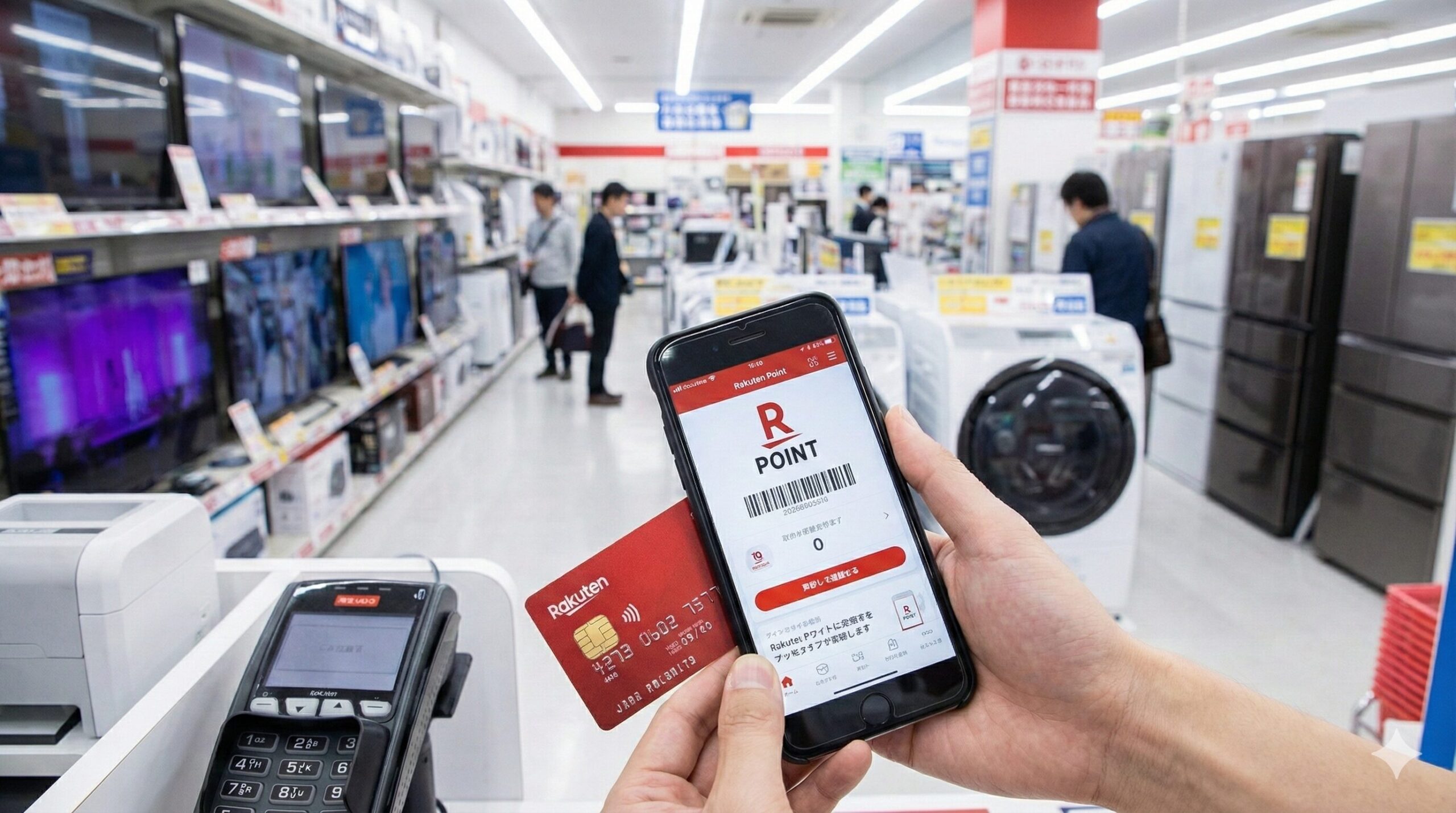 楽天ポイントが貯まる家電量販店ランキング！ヤマダ電機は？還元率と二重取りの極意