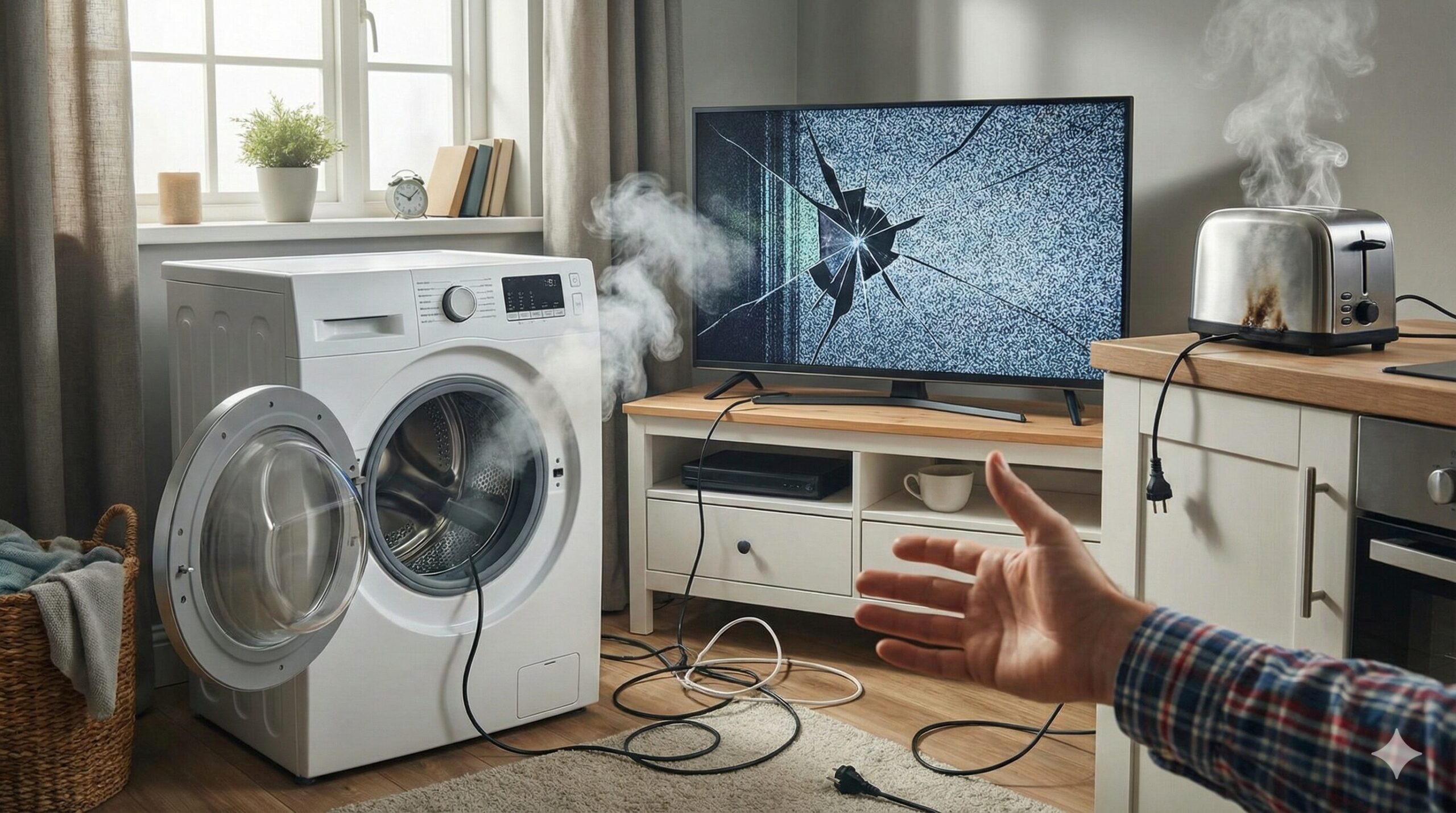 家電が一気に壊れる5つの原因とスピリチュアルな意味！宝くじや恋愛の前兆？