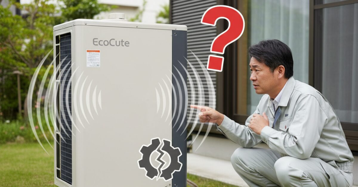 エコキュートからカタカタと異音がする原因と緊急対処法を徹底解説！