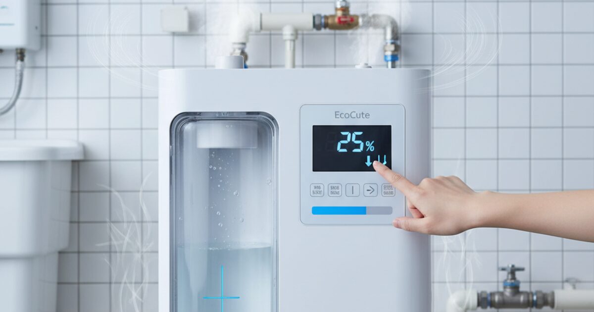 エコキュートの残湯量の減りが早い！今すぐできる対処法を徹底解説