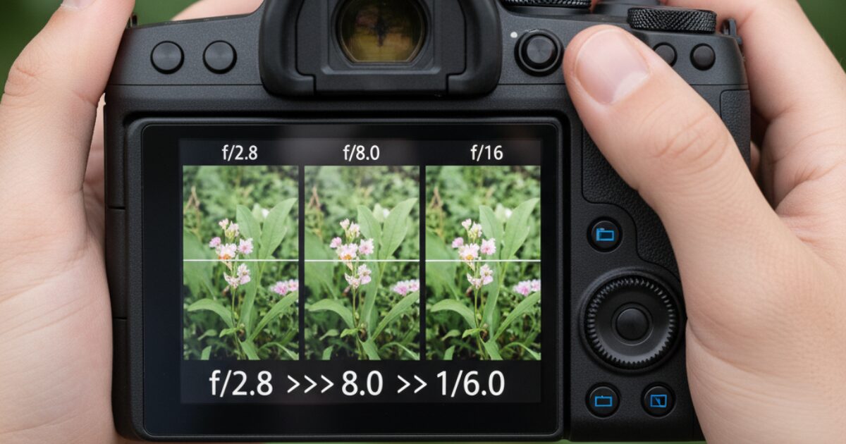 【Canon編】カメラのF値の変え方を初心者向けに徹底解説！たった3ステップで背景ボケ写真が撮れる！