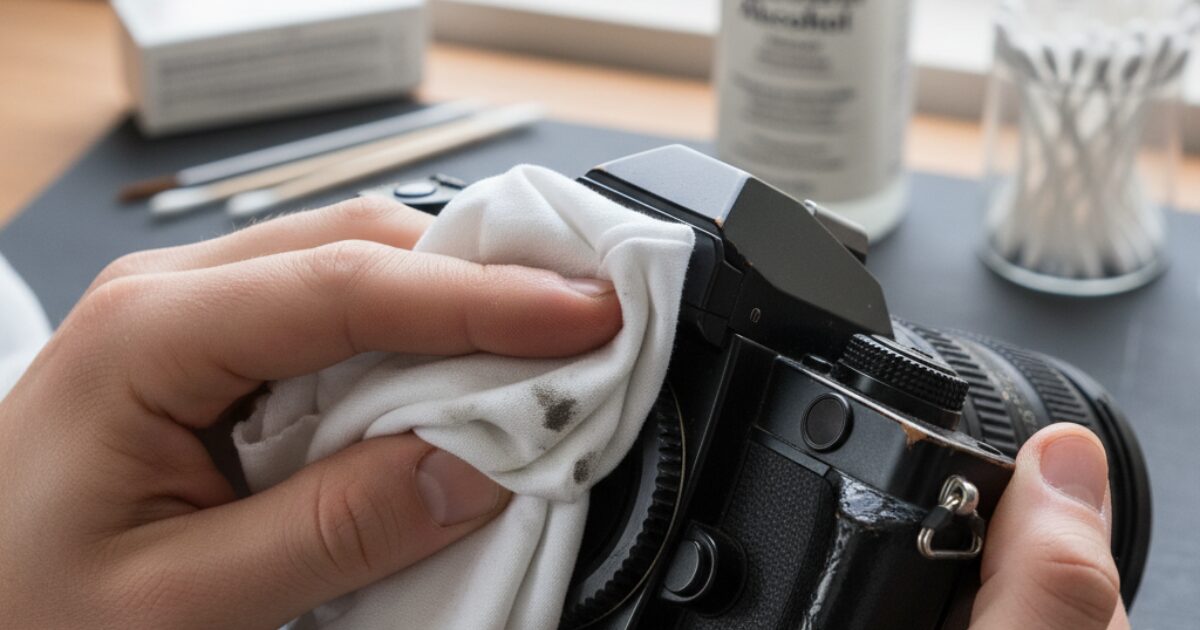 カメラのゴム部分のベタベタを取る方法5選！新品同様に復活させる裏ワザも徹底解説