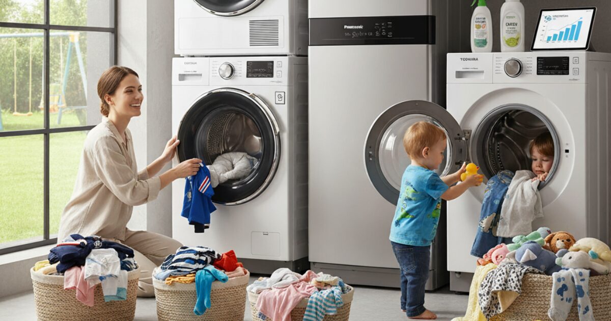 保育園児がいる家庭に最適な洗濯機のおすすめ人気ランキング